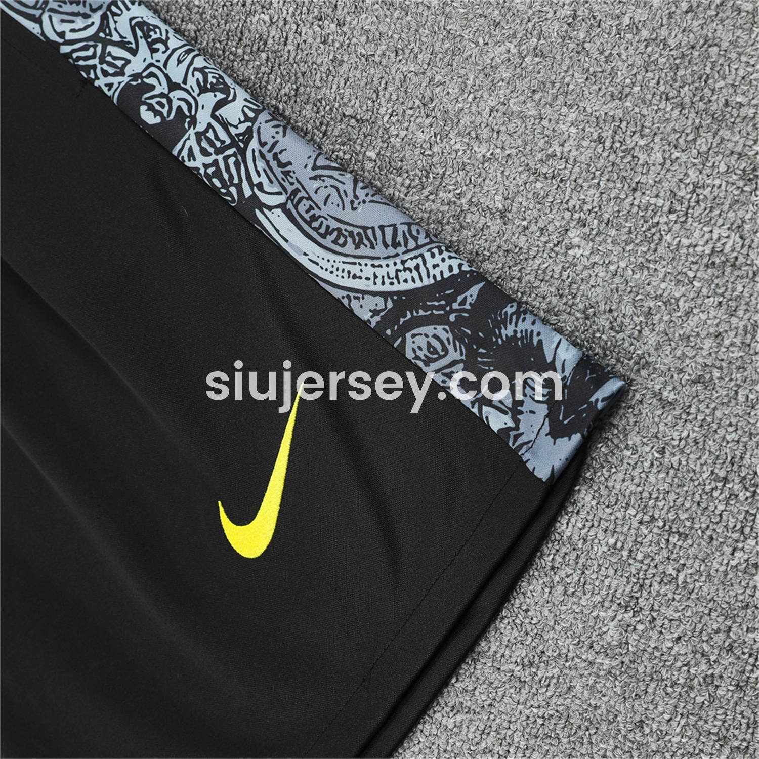 SIUjerseys-Brazil 25-26 White Jesus Statue Vest Training Set - White Vest & Black Shorts