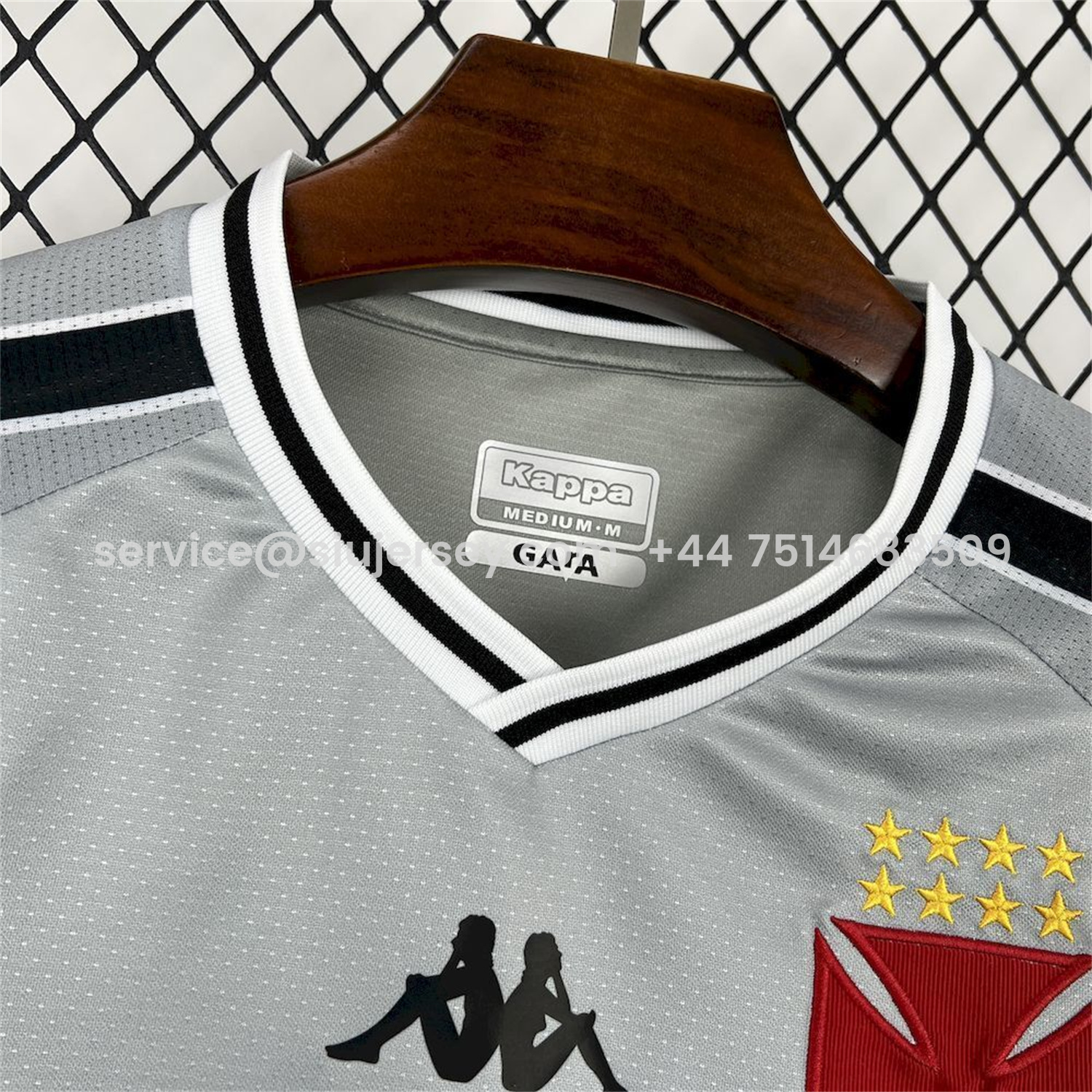 SIUjerseys-Vasco da Gama 25-26 Grey Pre-Match Jersey - Fans Version