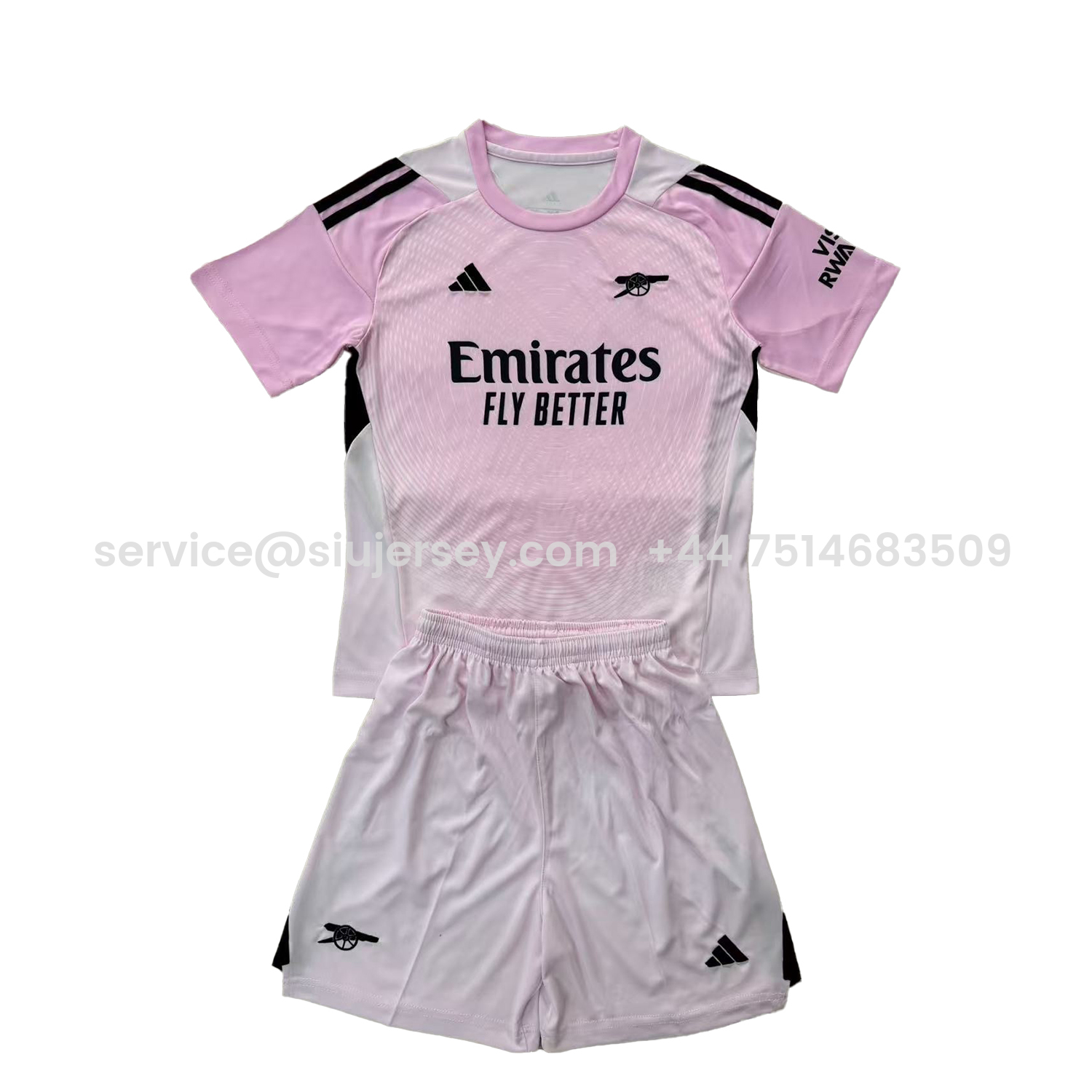 SIUjerseys-Arsenal 25-26 Light Pink Home Men's Adult Jersey Set - Fans Version