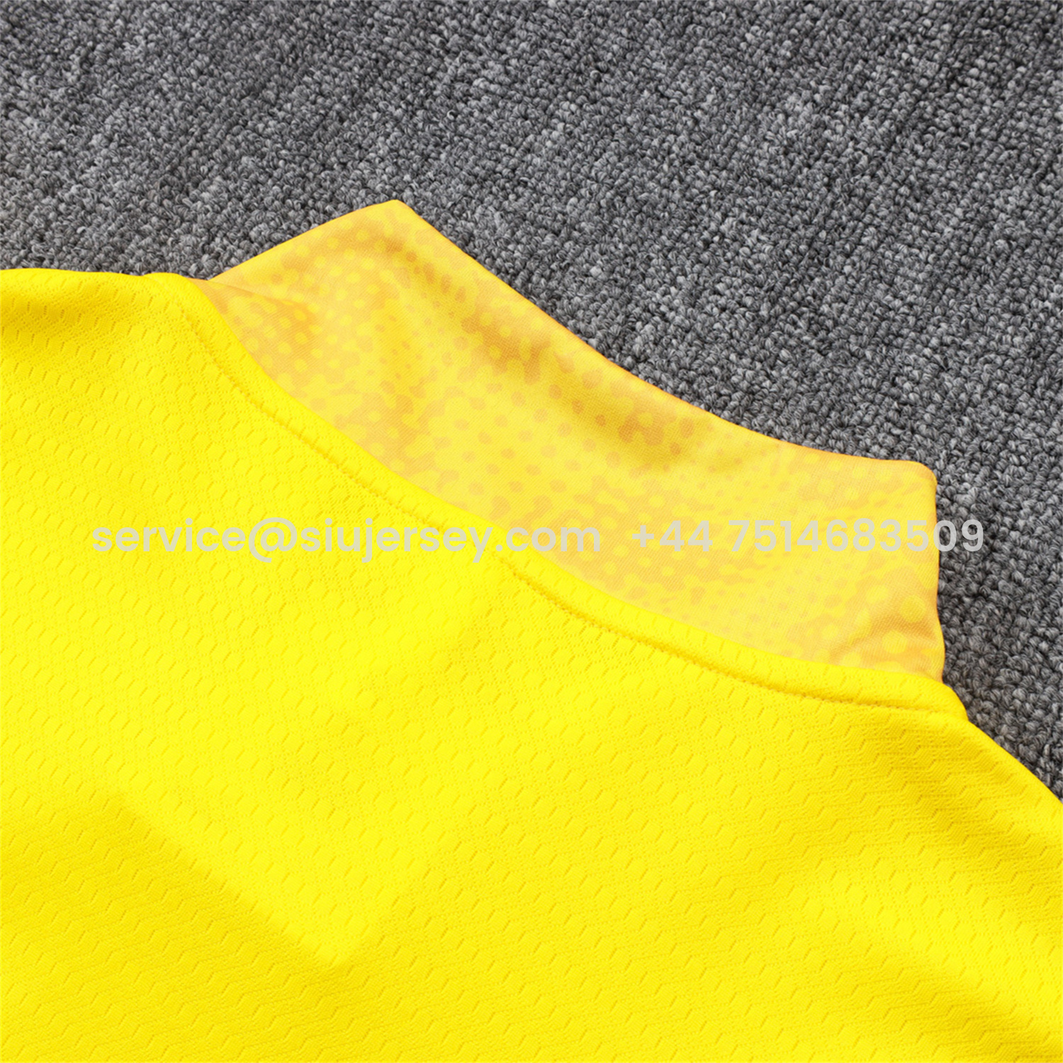 SIUjerseys-Dortmund 25-26 Jacket Training Tracksuit - Yellow top & Black Pants
