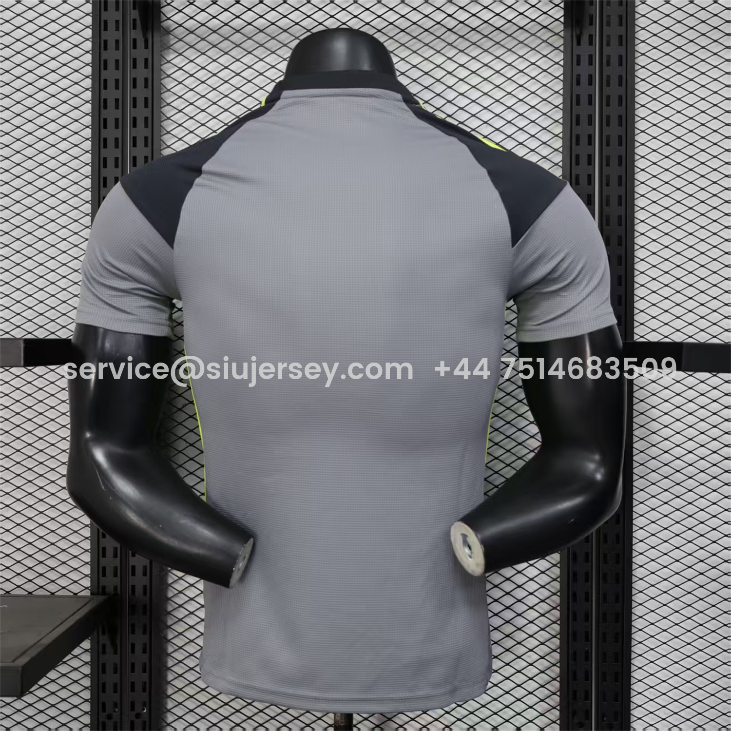 SIUjerseys-Manchester United 25-26 Black Grey Goalkeeper Jersey - Player Version