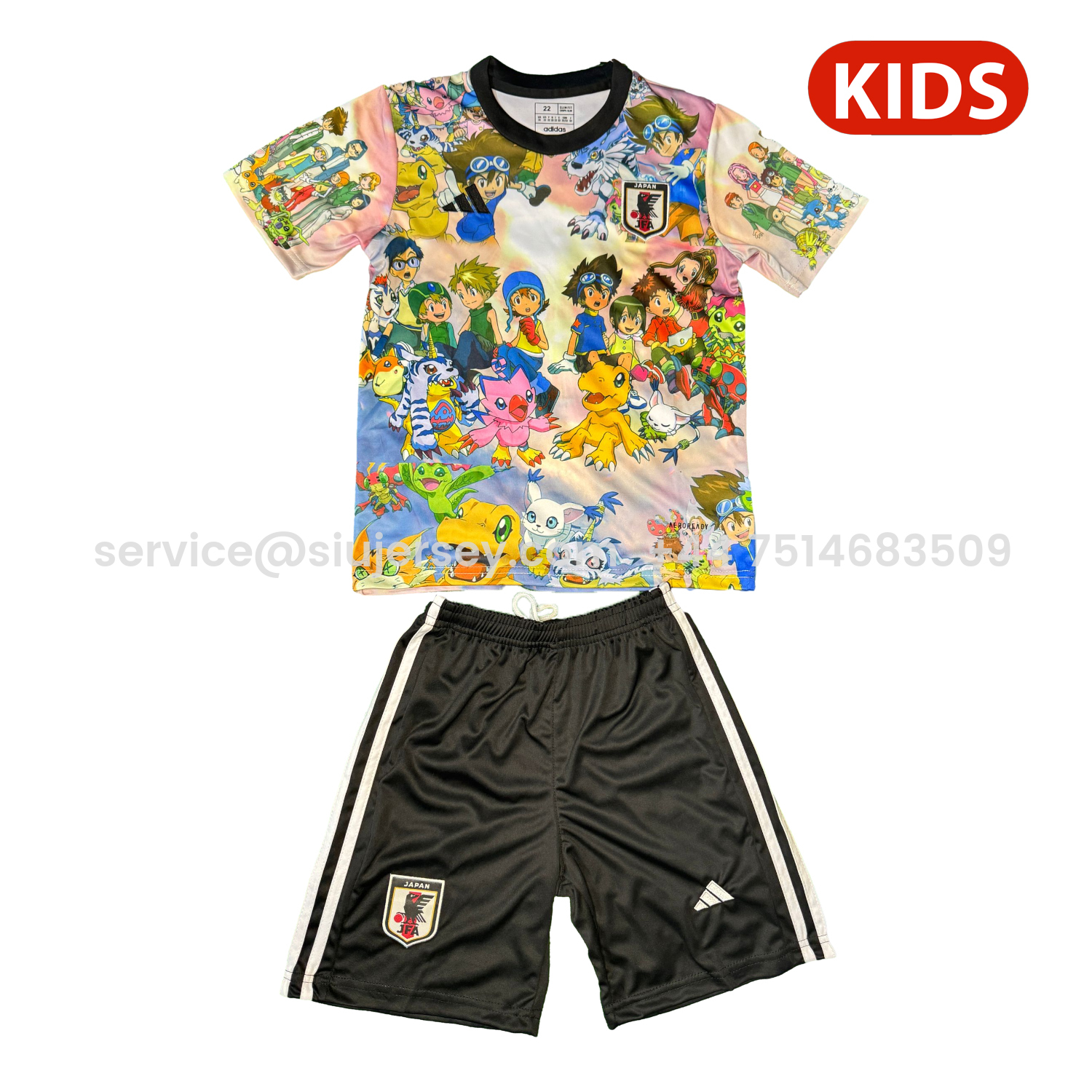 SIUjerseys-Japan 25-26 Digimon Episode 1 Special Kids Kit