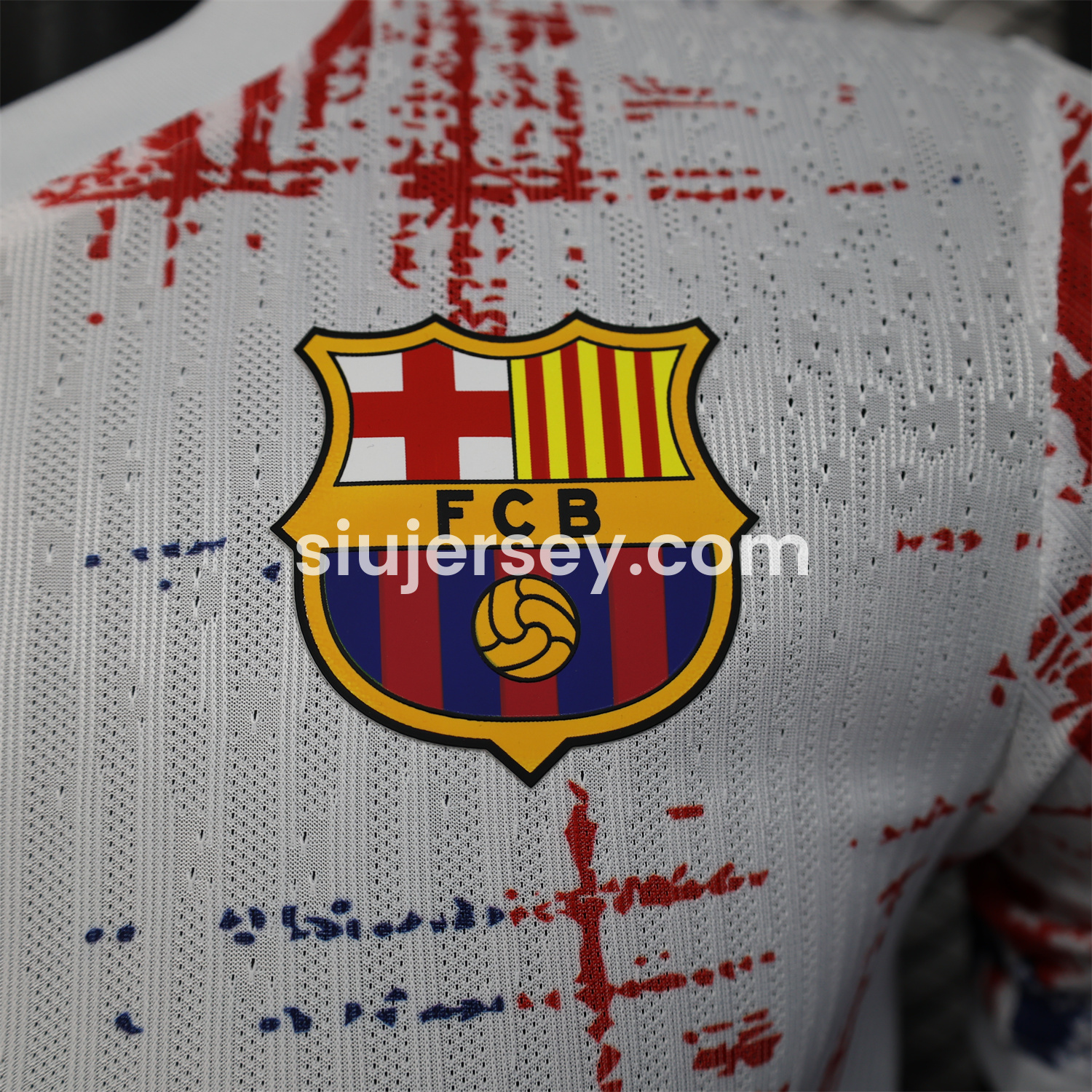 SIUjerseys-Barcelona 25-26 Red & Blue & White Special Edition Jersey - Player Version