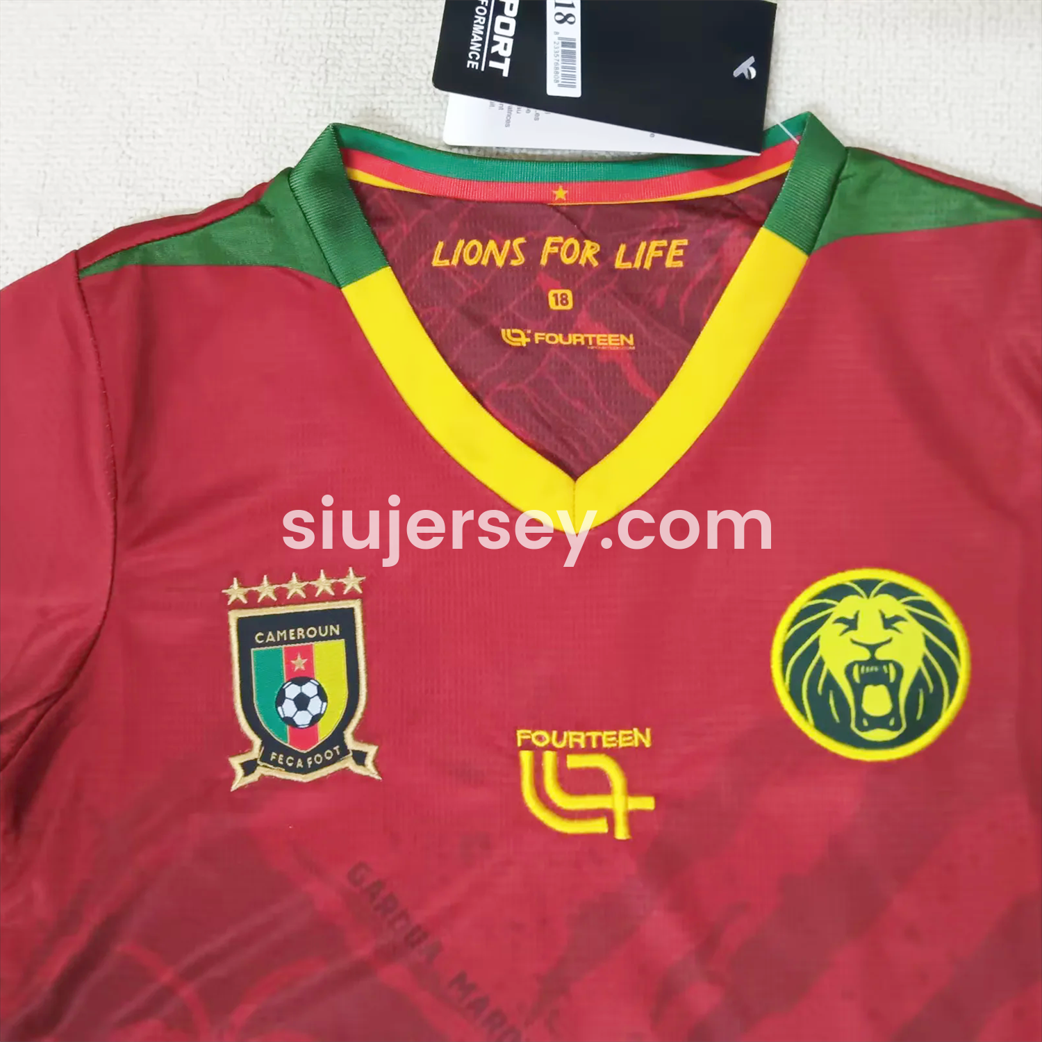 SIUjerseys-Cameroon 25-26 Away Kids Kit