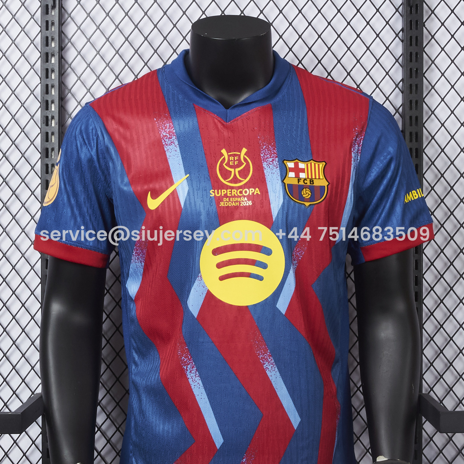 SIUjerseys-Barcelona 25-26 Supercopa De España Fourth Jersey - Player Version