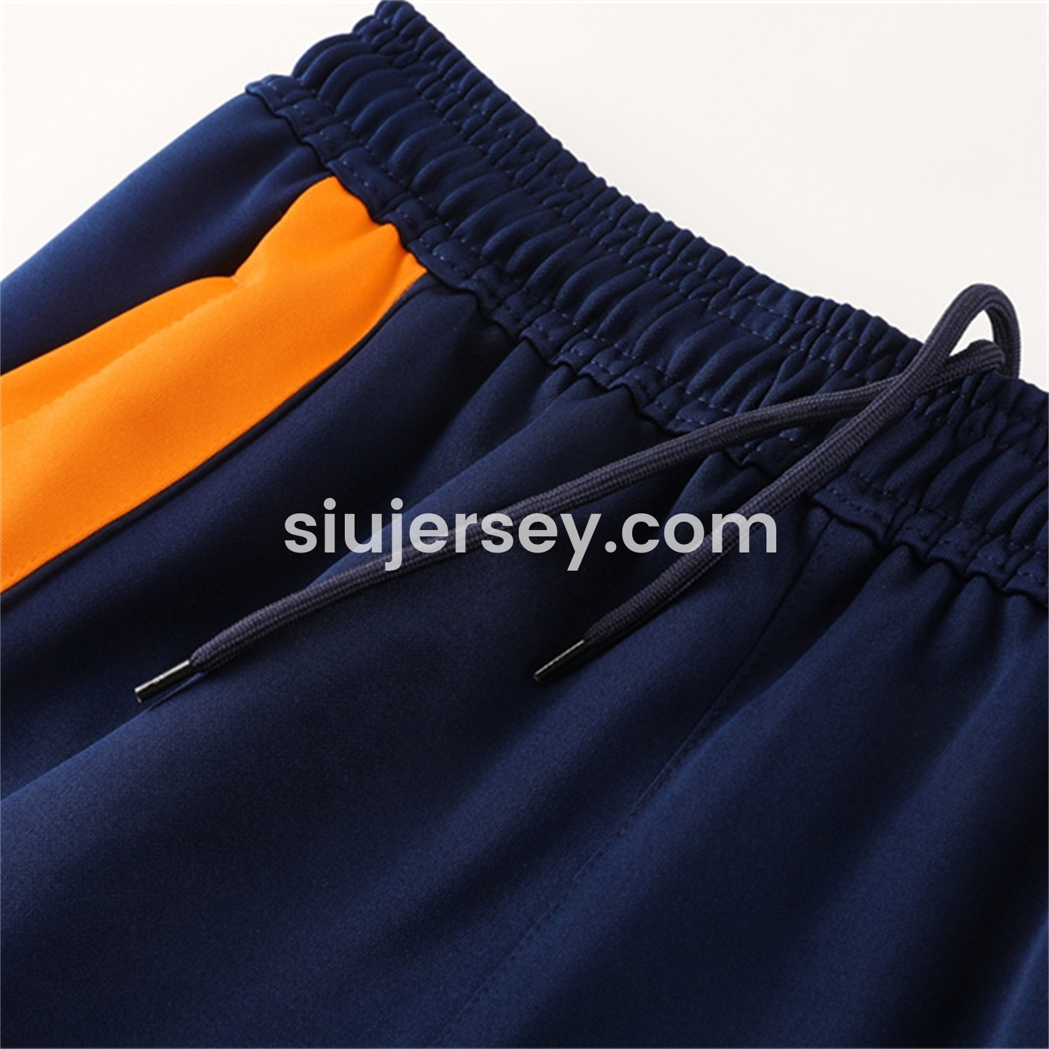 SIUjerseys-Juventus 24-25 Jacket Training Tracksuit - Orange Jackets & Blue Pants