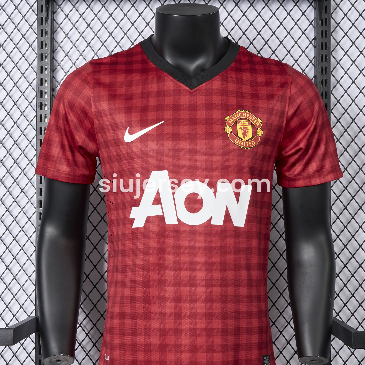 SIUjerseys-Retro Manchester United 2012-13 Home Jersey - Player Version