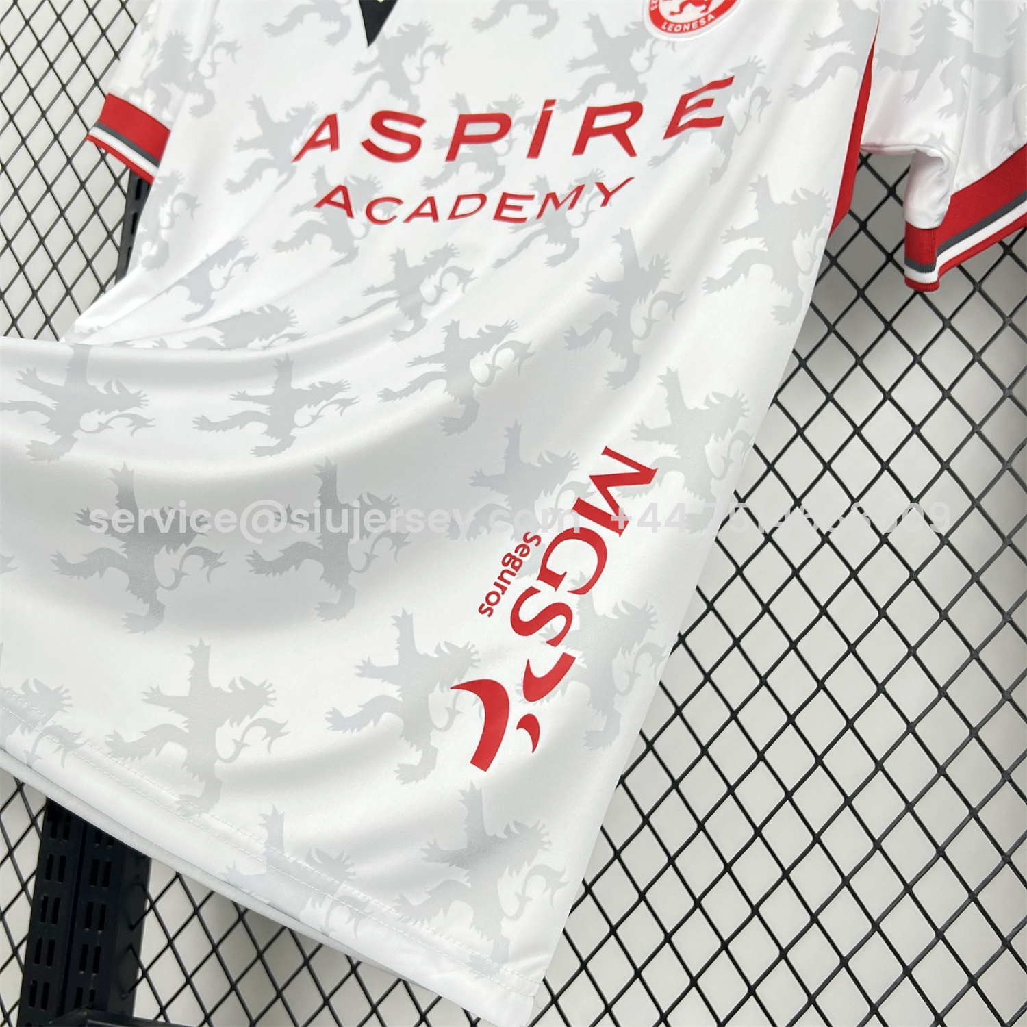 SIUjerseys-Cultural Leonesa 25-26 Home White Jersey - Fans Version