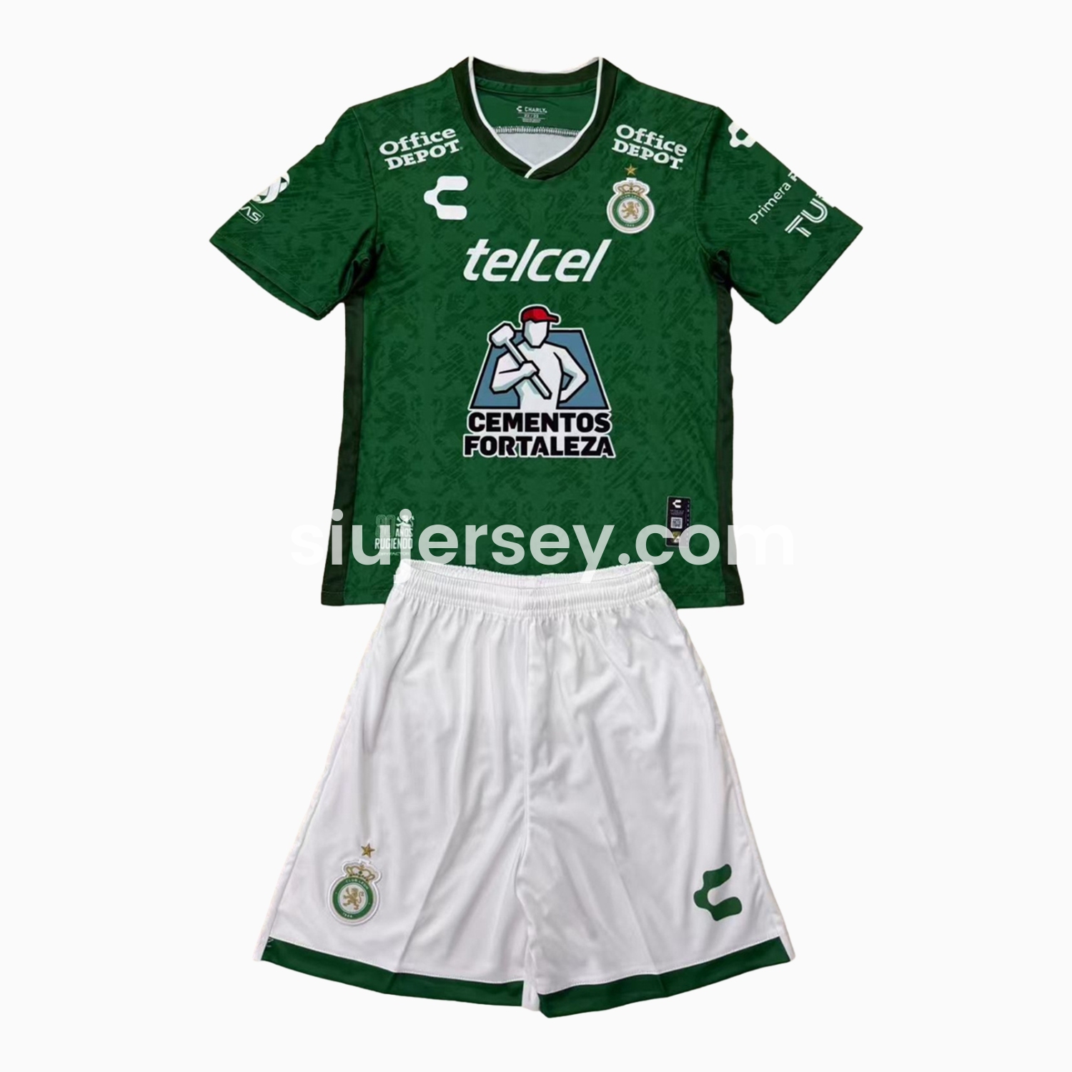 SIUjerseys-Club León Club Leon 24-25 Home Men's Adult Jersey Set - Fans Version