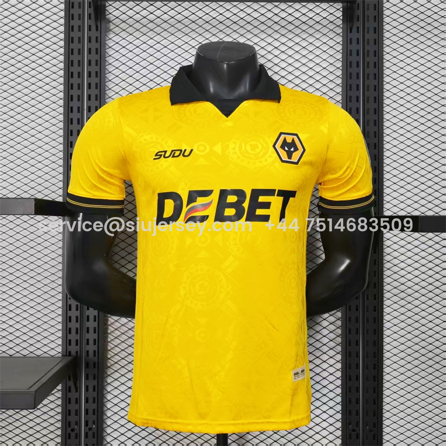 SIUjerseys-Wolverhampton Wanderers Wolves 25-26 Home Jersey - Player Version