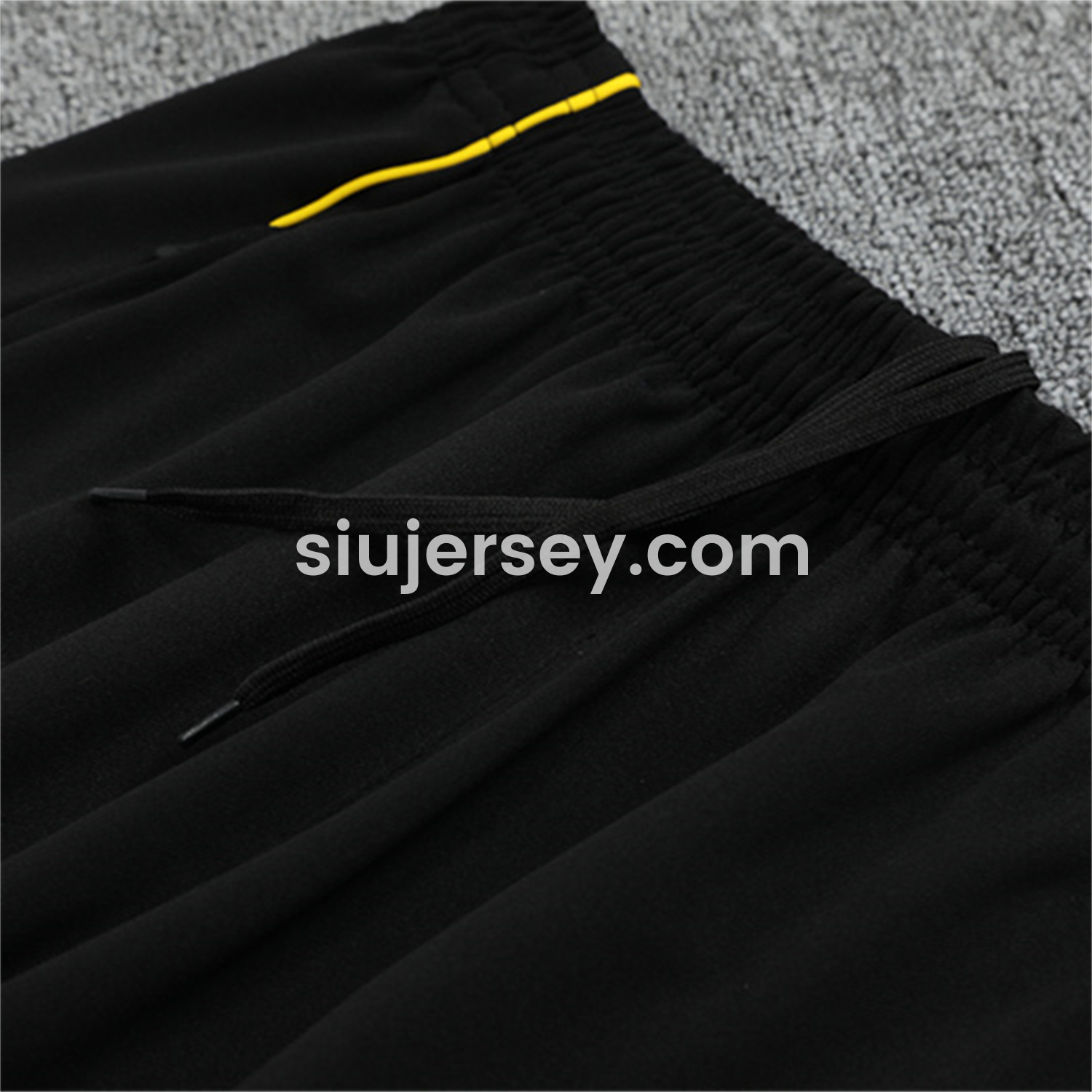 SIUjerseys-Real Madrid 25-26 Kid Long Sleeves Training Set - Black Top & Black Pants