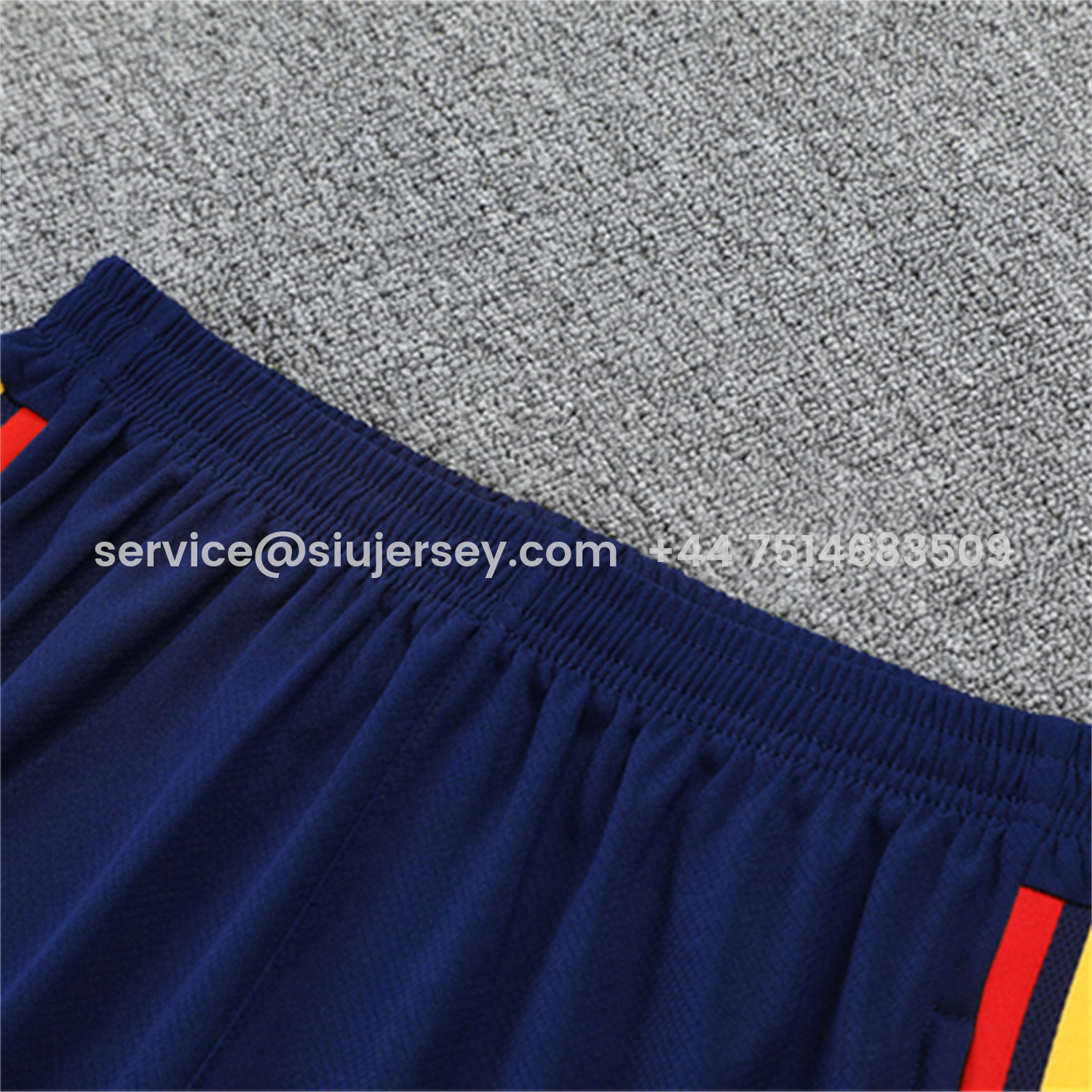 SIUjerseys-Spain 2026 Short-Sleeve Training Set - Royal Blue Top & Shorts