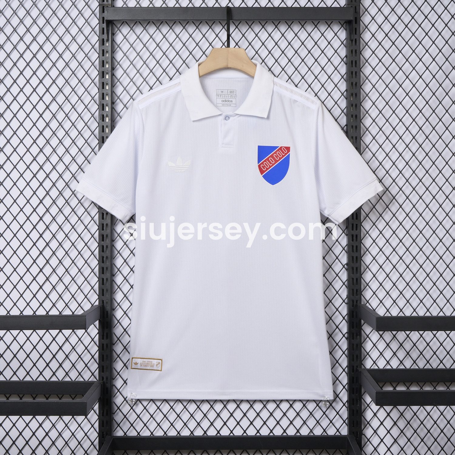 SIUjerseys-Colo Colo 2025 Centenary Special Edition Unsponsored Jersey - Fans Version