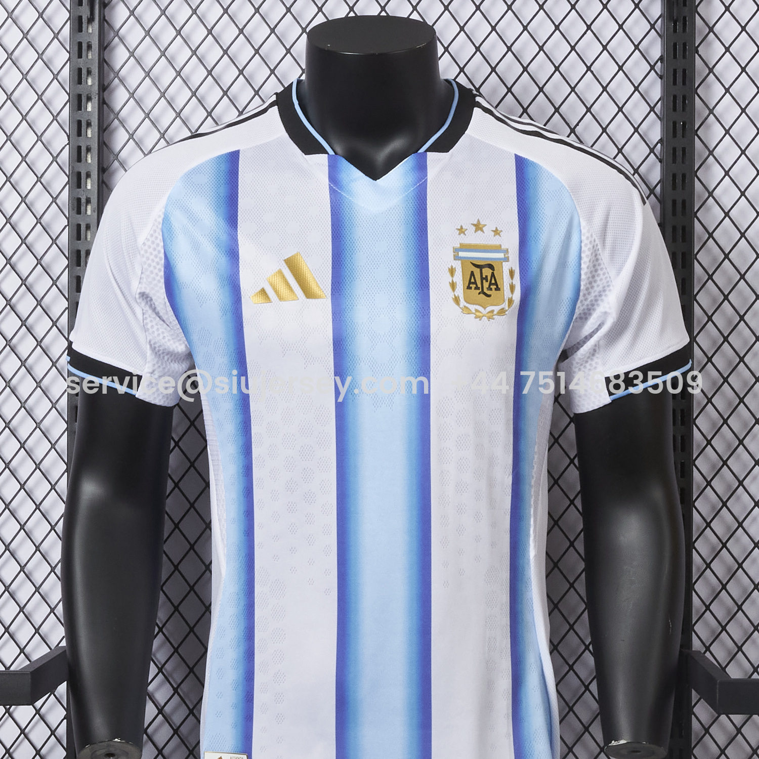 SIUjerseys-Argentina 25-26 Home Blue White Jersey(Leaked Version) - Player Version