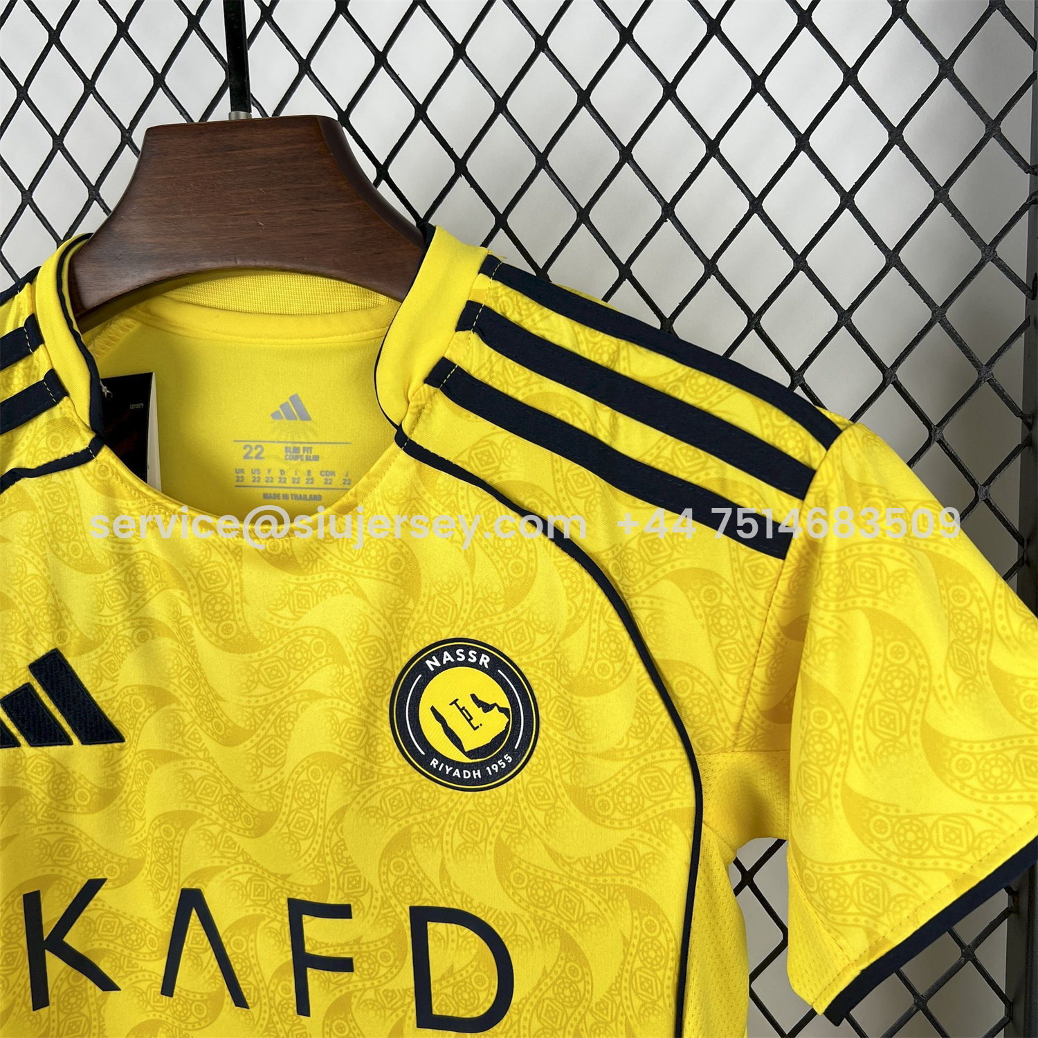 SIUjerseys-Al Nassr Riyadh Victory 25-26 Home Kids Kit