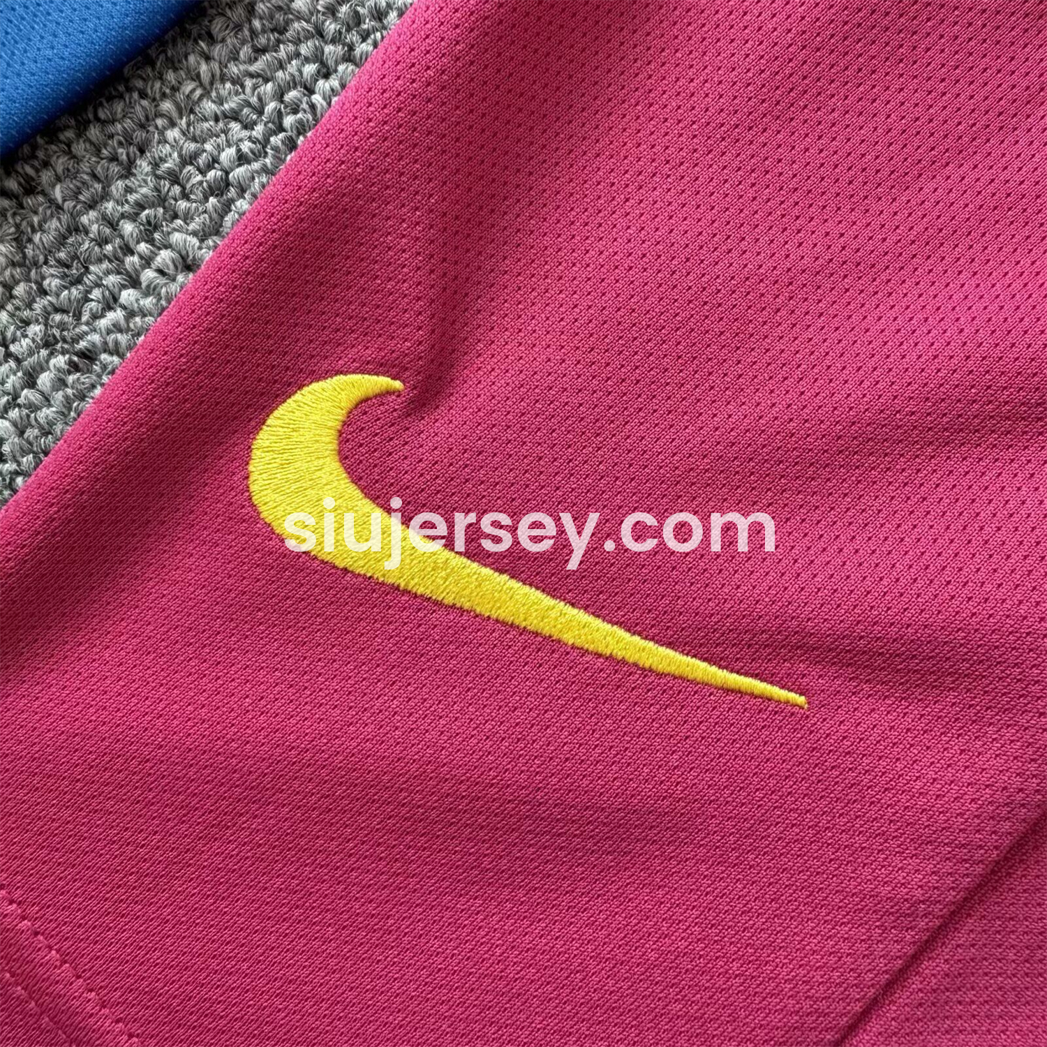SIUjerseys-Retro Barcelona 06-07 Home Long Sleeve Kids Kit