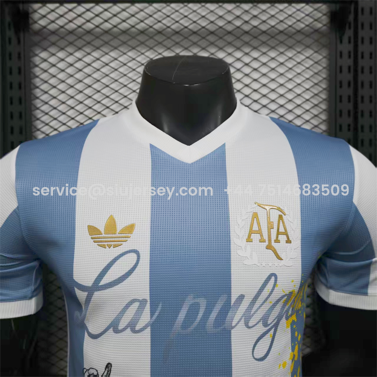 SIUjerseys-Argentina 25-26 50th Anniversary Messi Graffiti Special Jersey - Player Version