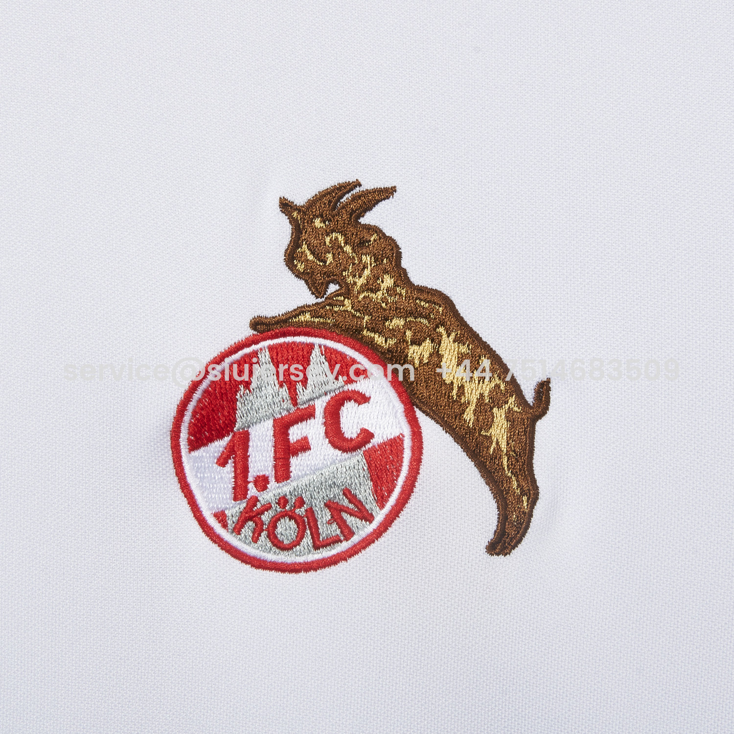 SIUjerseys-Retro 1. FC Köln 1976-77 Away White Jersey