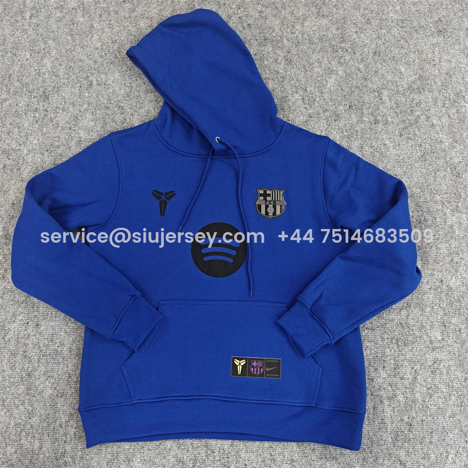 SIUjerseys-Barcelona 25-26 KB Logo Unisex Pullover Hoodie