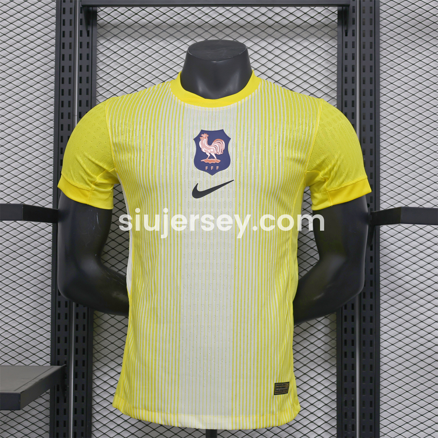 SIUjerseys-France 2025-26 Yellow Goalkeeper Jersey - Player Version