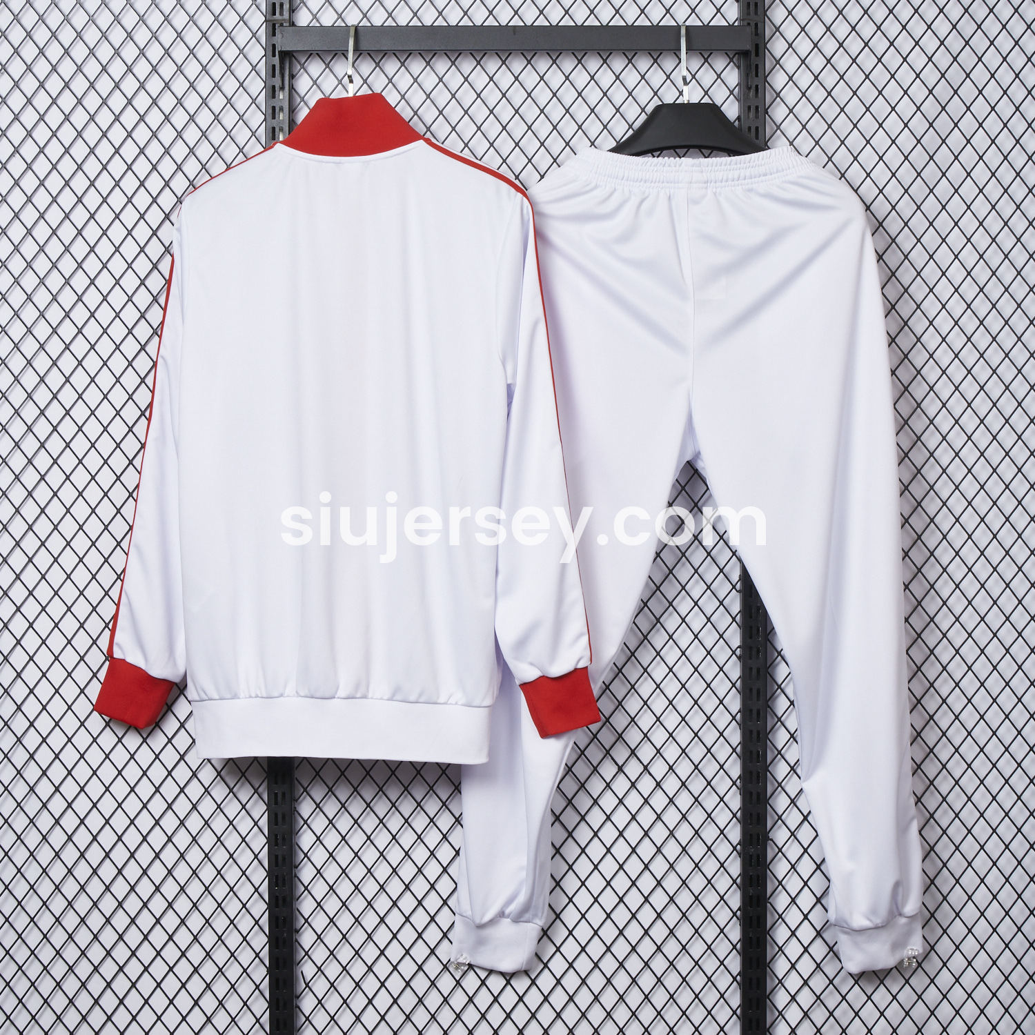 SIUjerseys-Bayern Munich 2025 125th Anniversary Jacket Training Tracksuit - White