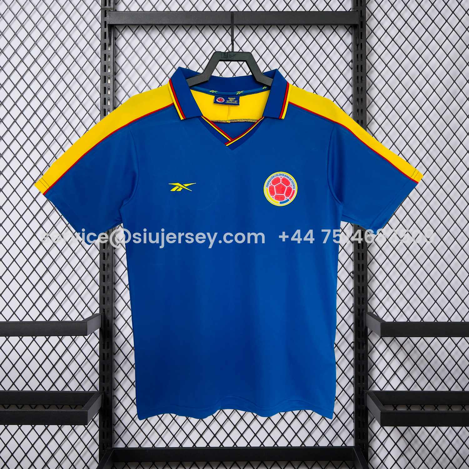 SIUjerseys-Retro Colombia 1998 Away Jersey