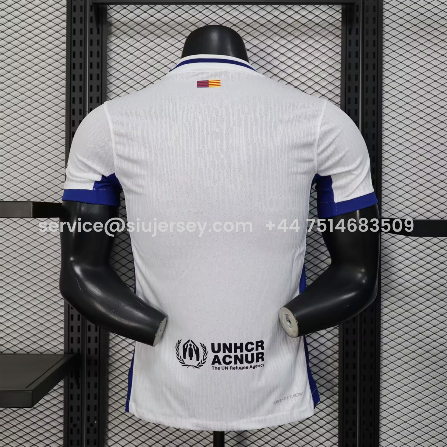 SIUjerseys-Barcelona 25-26 Red And Blue Vertical Stripes Special White Jersey - Player Version