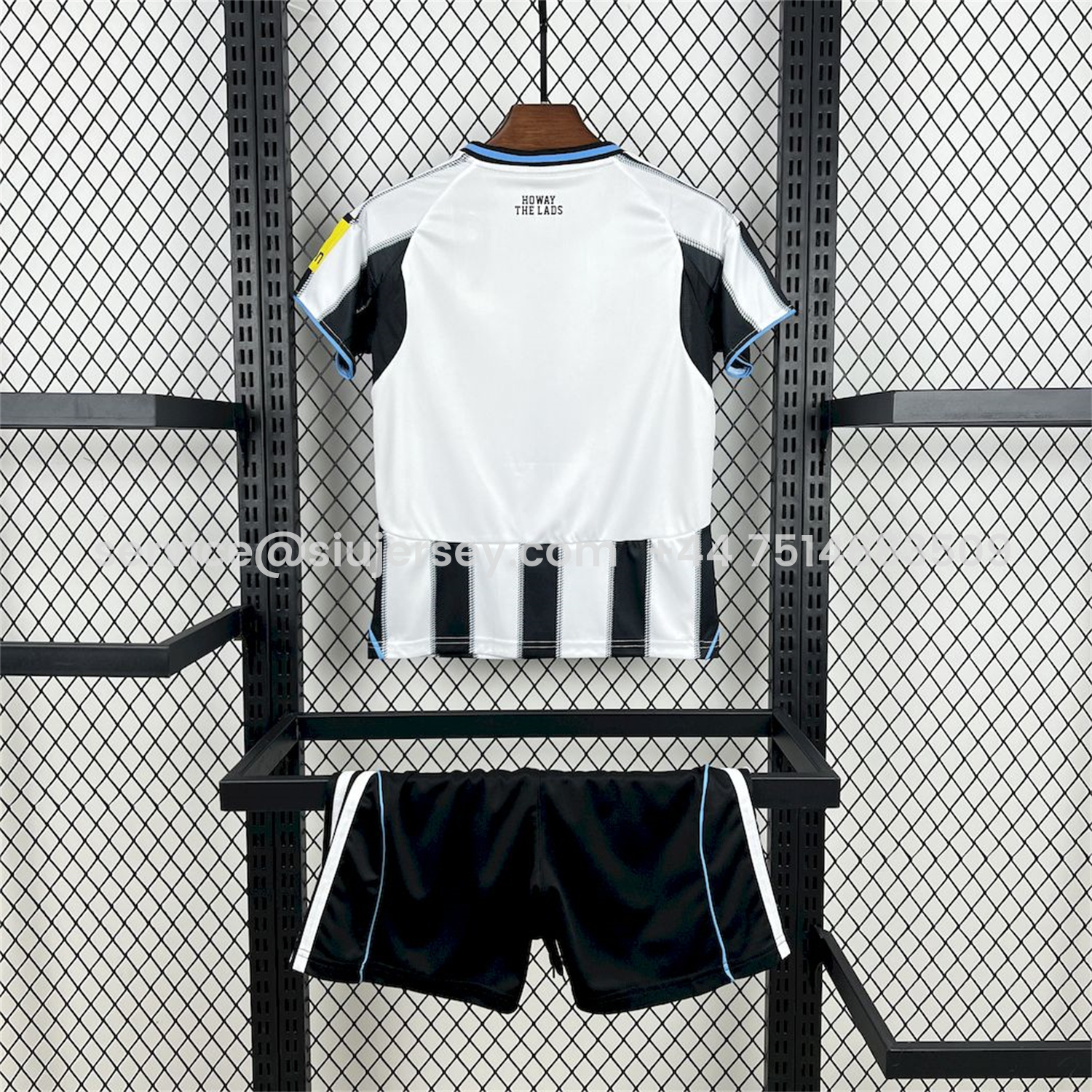SIUjerseys-Newcastle United 25-26 Home Kids Kit