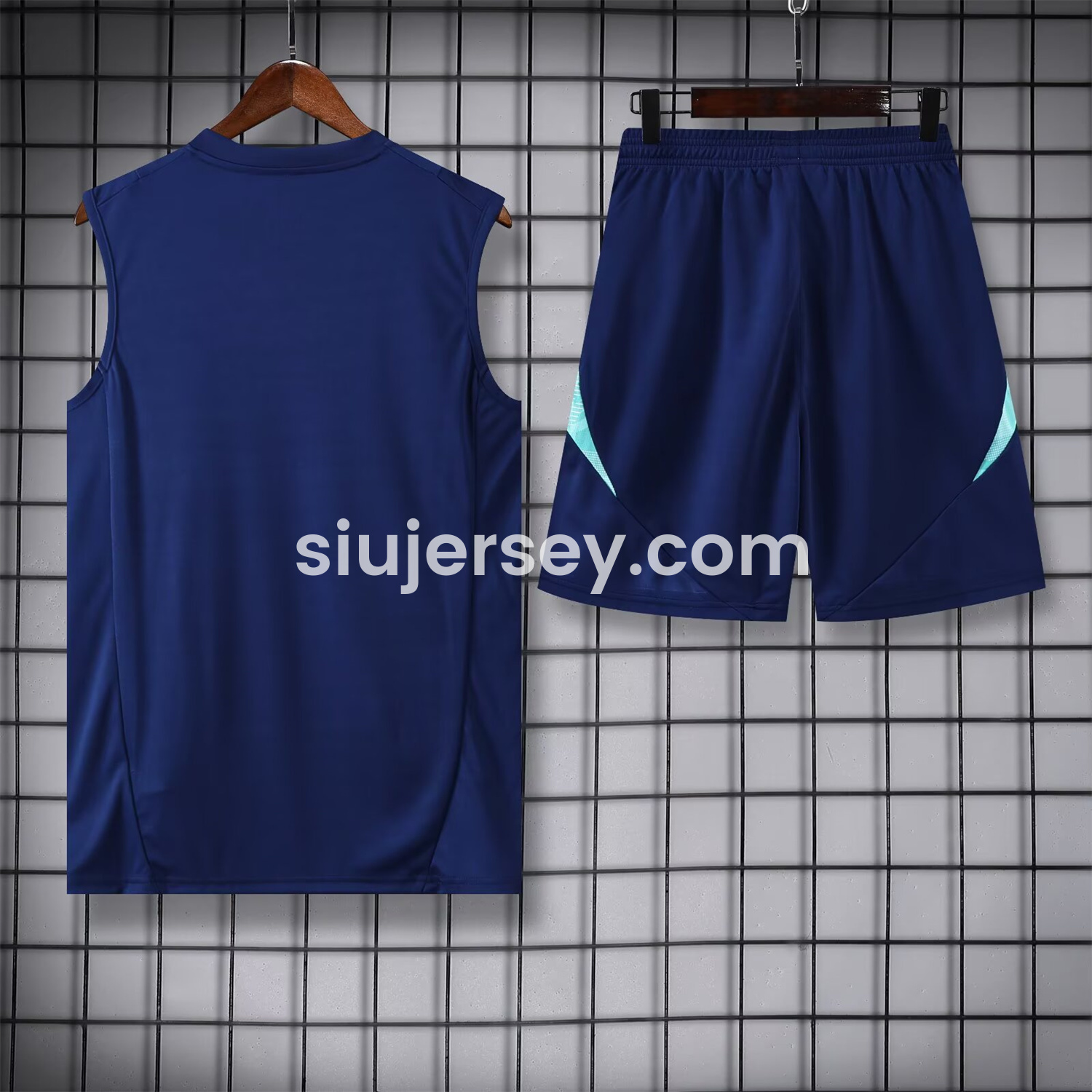 SIUjerseys-Flamengo 25-26 Vest Training Set - Royal Blue With Royal Blue