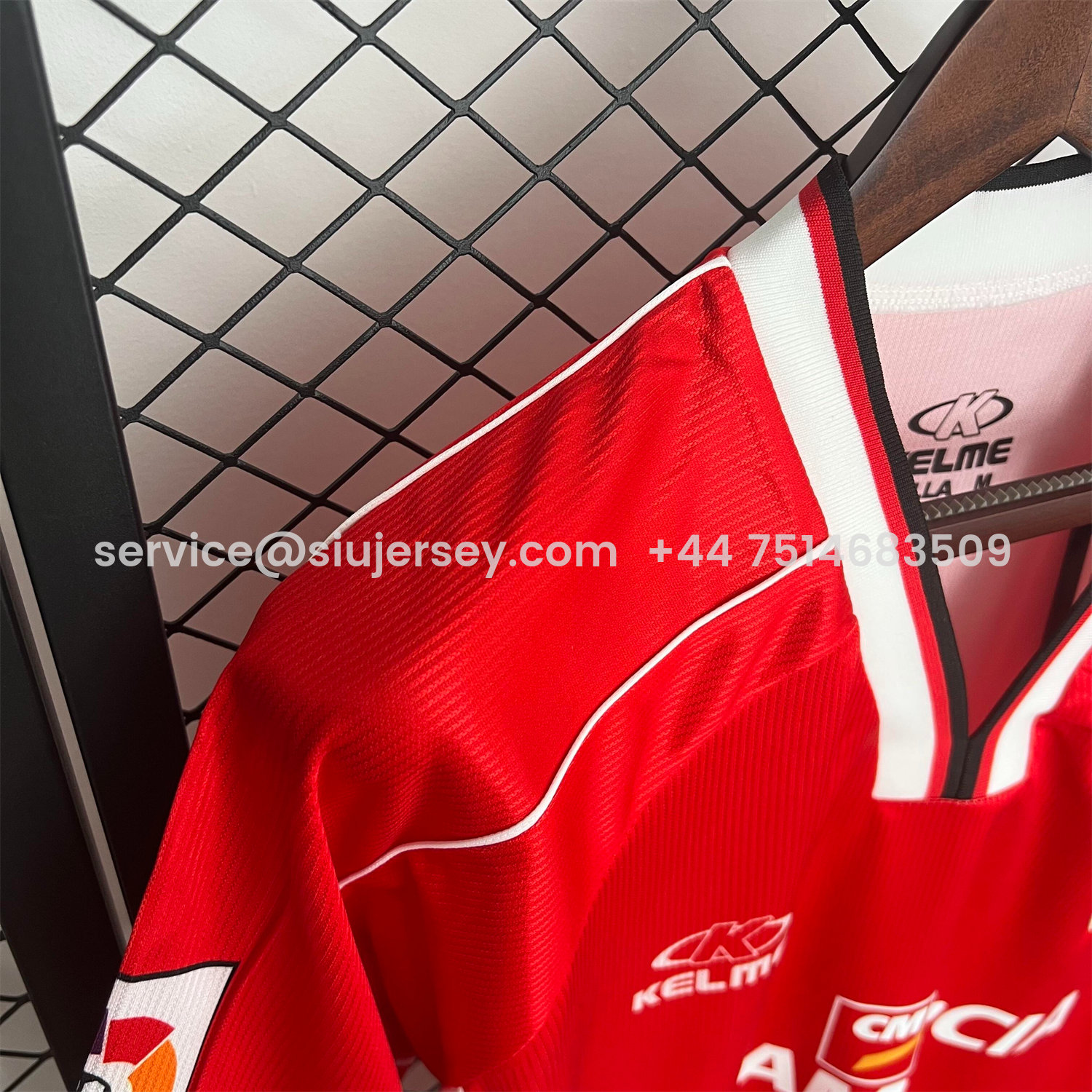SIUjerseys-Retro Real Murcia CF 1999-00 Home Red Jersey