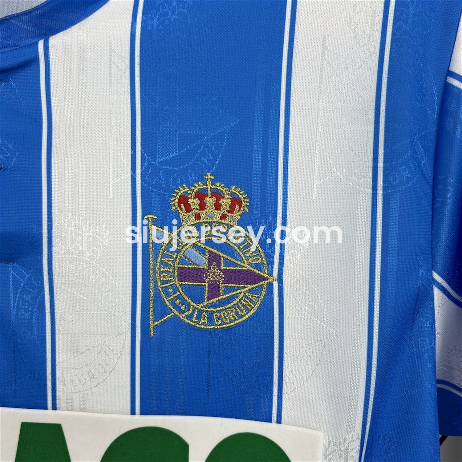 SIUjerseys-Retro Deportivo de La Coruña 1997-98 Home Jersey