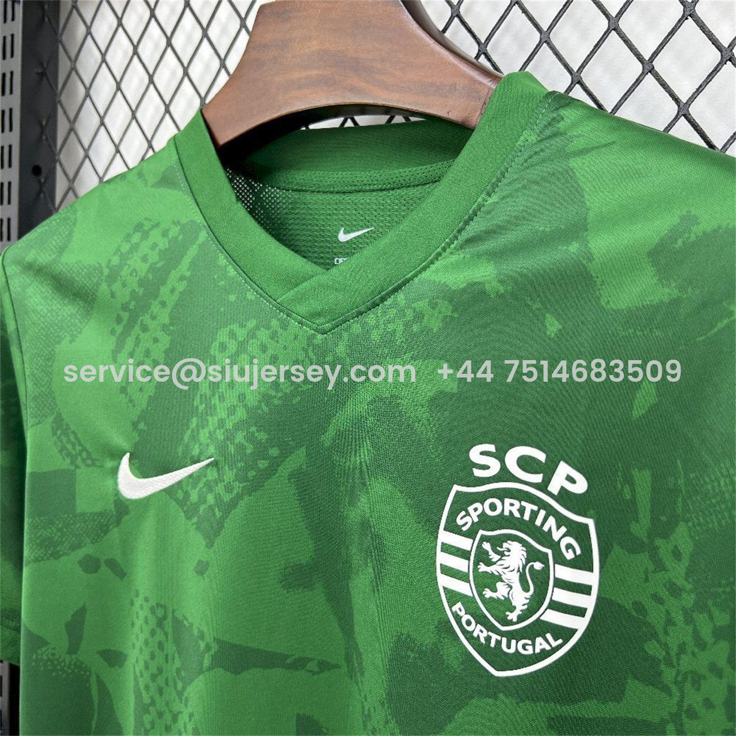 SIUjerseys-Sporting CP 25-26 Green Training Jersey - Fans Version