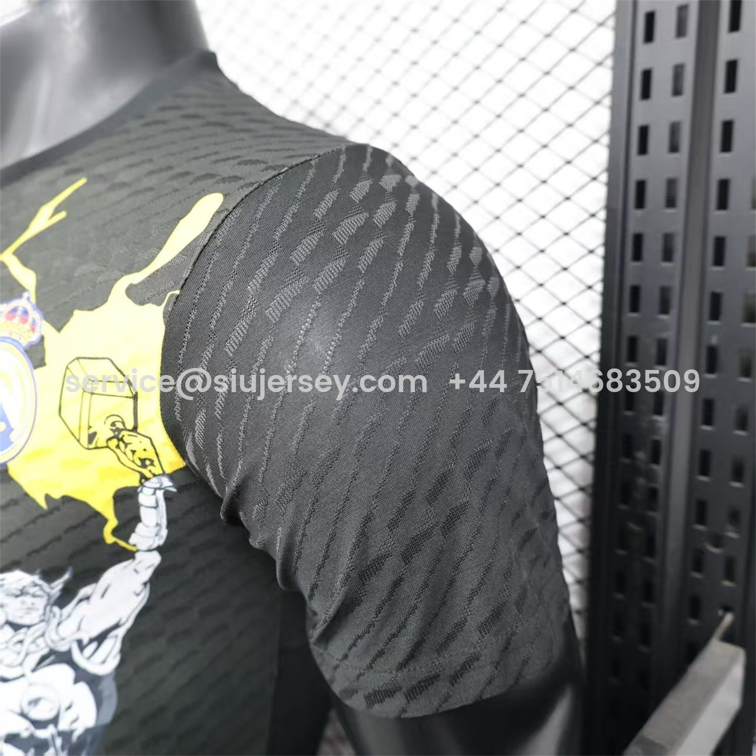 SIUjerseys-Real Madrid 25-26 Black Thunder Comics Special Jersey - Player Version