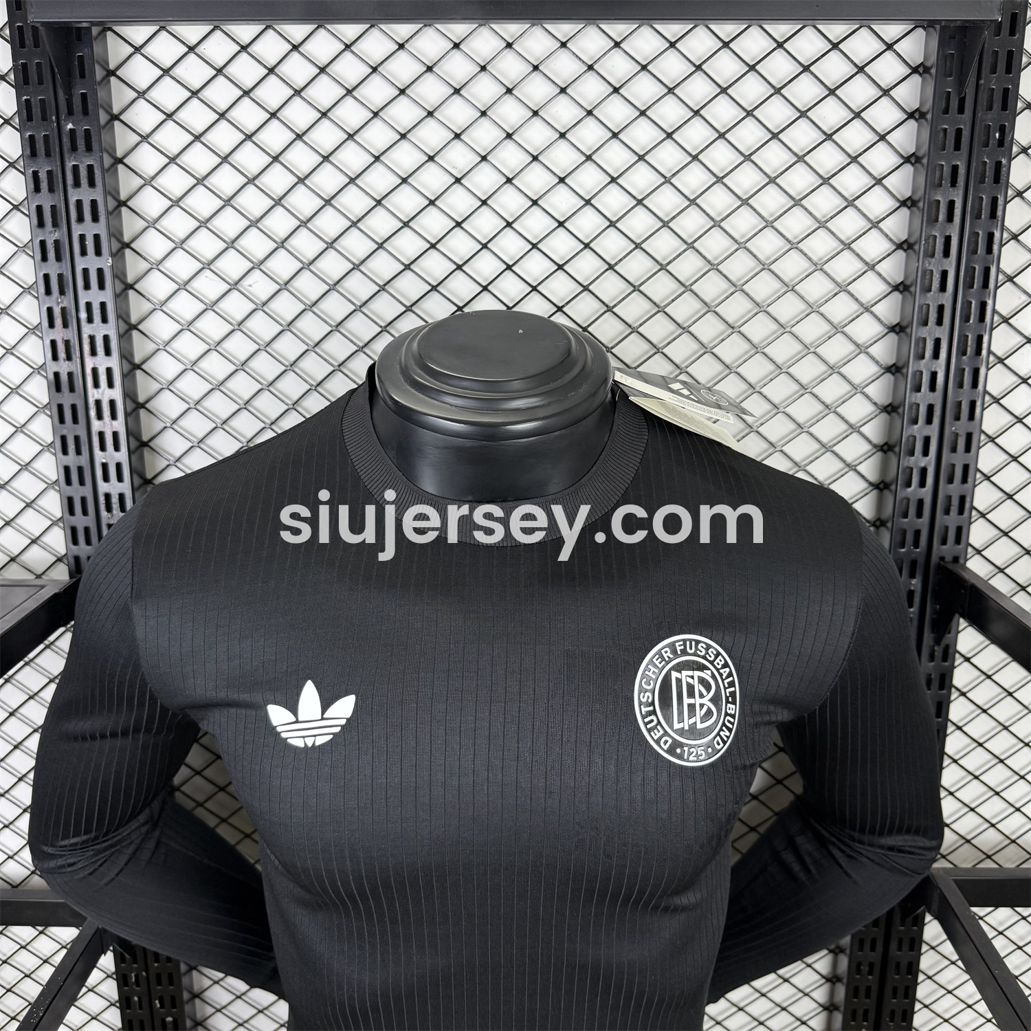 SIUjerseys-Germany 2025 Black 125-Year Anniversary Commemorative Long Sleeves Jersey - Player Version
