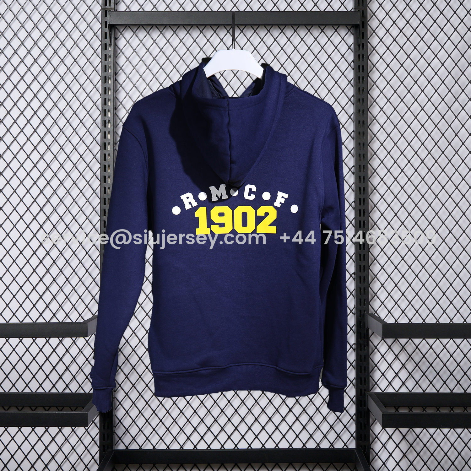 SIUjerseys-Real Madrid 25-26 Pure Color 1902 Training Set - Dark Blue Top and Dark Blue Pants