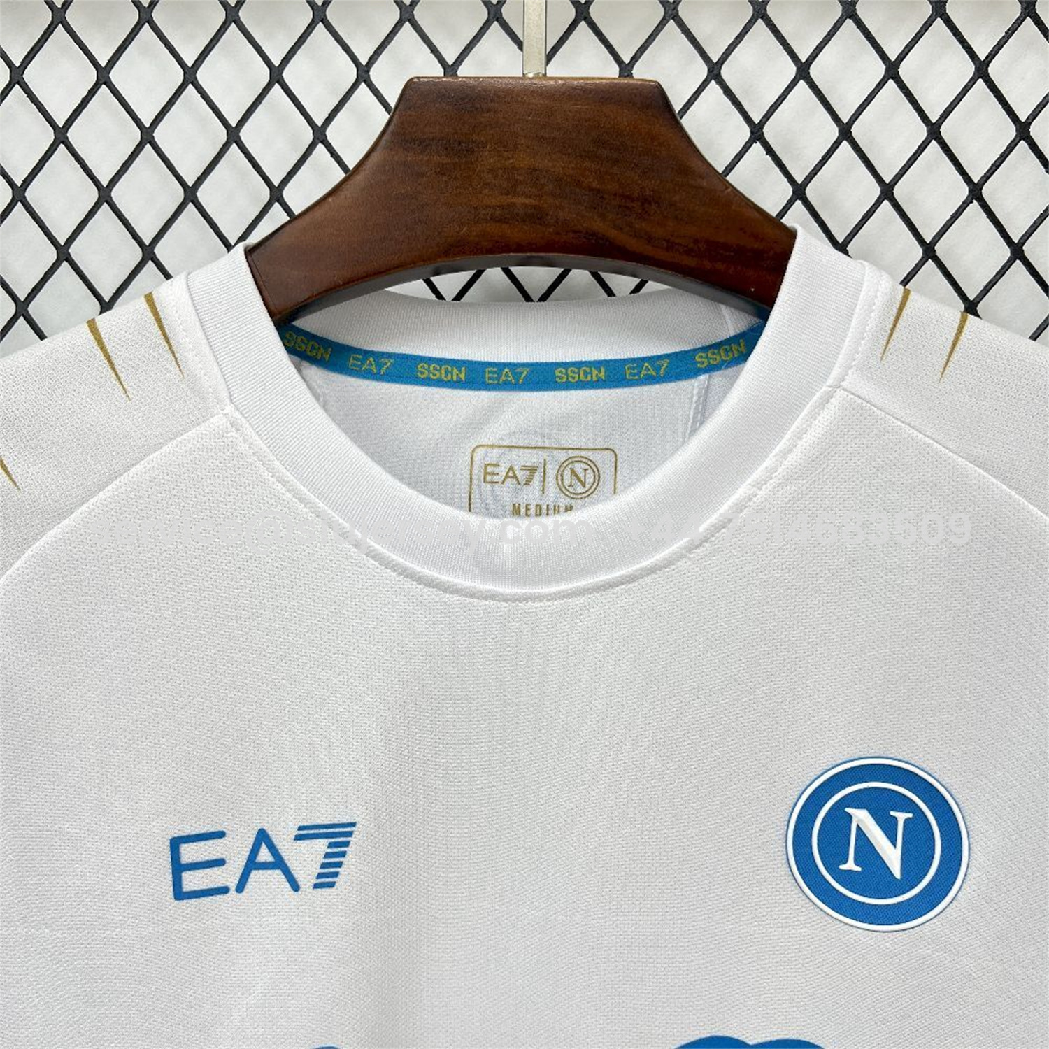 SIUjerseys-Napoli 25-26 CocaCola White Special Jersey - Fans Version