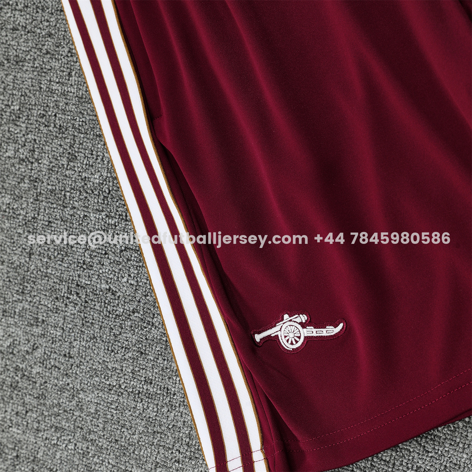 unitedfutballjersey-Arsenal 25-26 Short-Sleeve Training Set- Red Top & Red Shorts