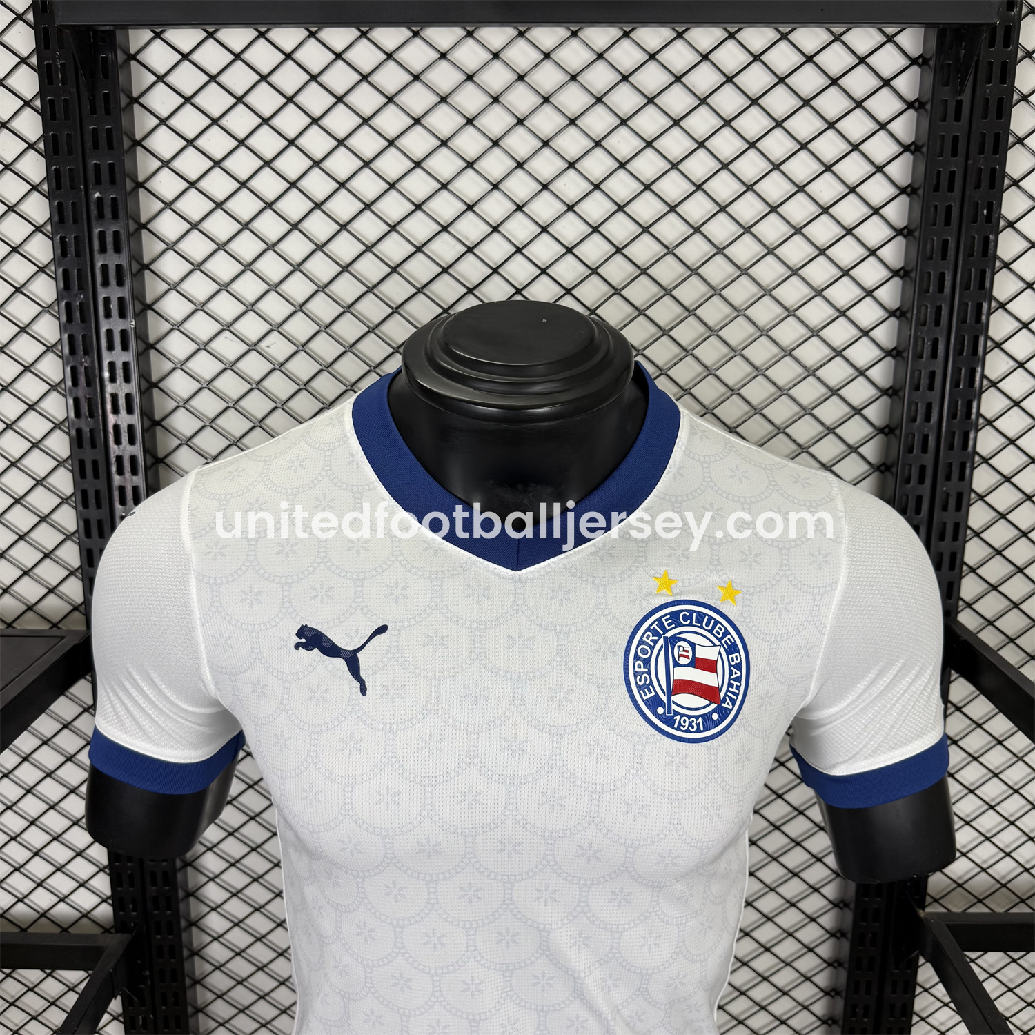 unitedfutballjersey-Bahia 25-26 Home Unsponsored Jersey - Player Version