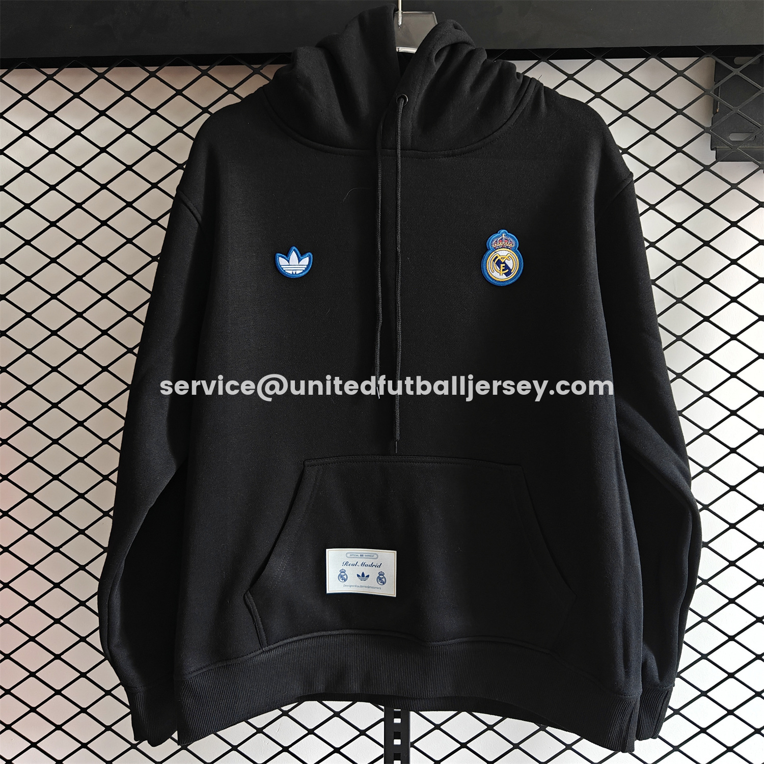 unitedfutballjersey-Real Madrid 25-26 Originals Terrace Icon Unisex Pullover Hoodie