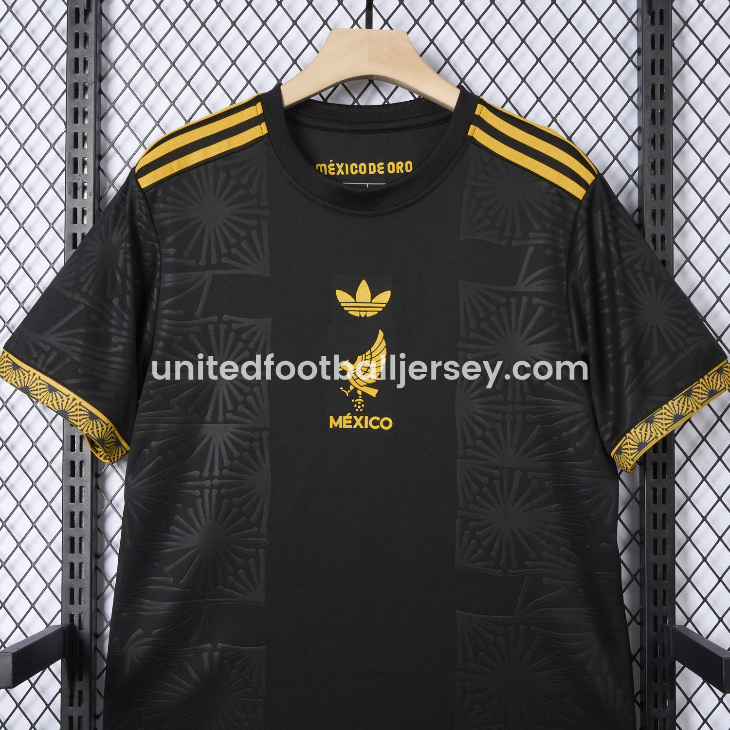 unitedfutballjersey-Mexico 2025 Gold Cup Home Black Jersey - Fans Version