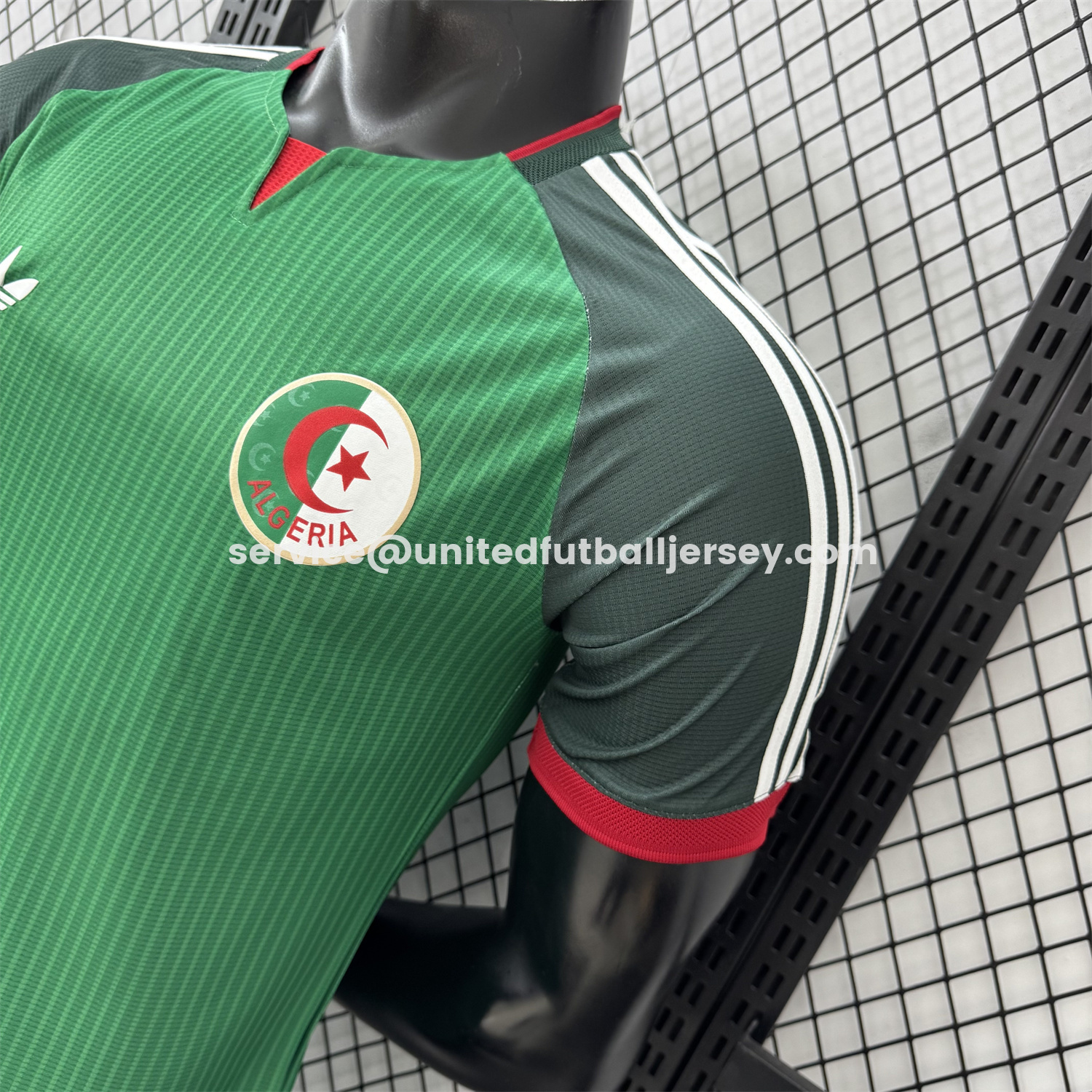 unitedfutballjersey-Algeria 2026 Away Green Jersey - Player Version