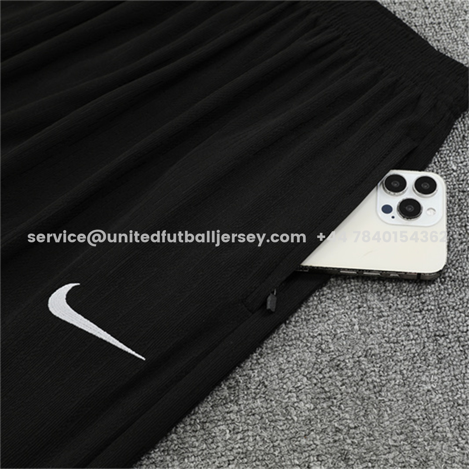 unitedfutballjersey-C.H.E.L.S.E.A 25-26 Kids Long Sleeve Training Set - Player Version - Black Top and Black Pants