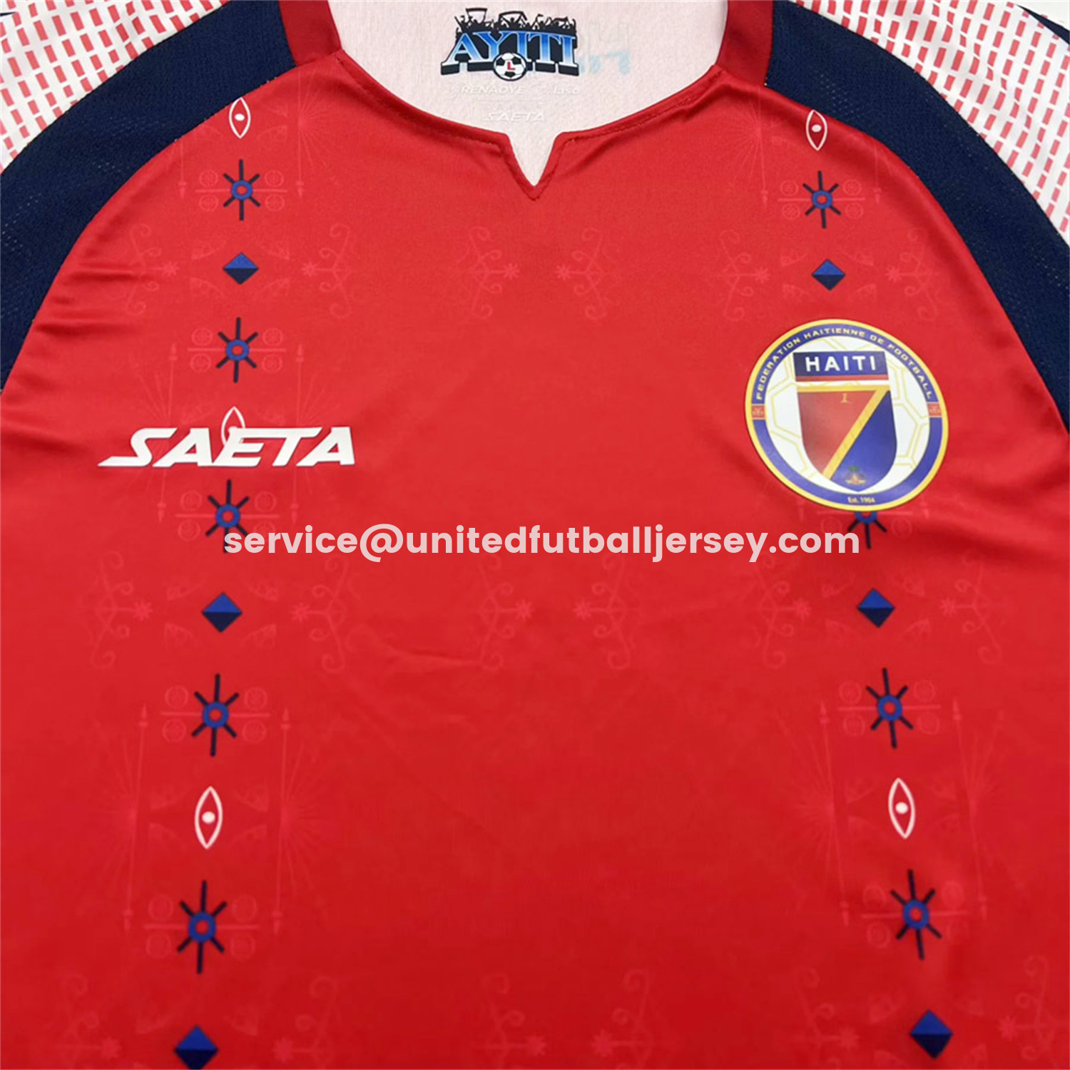 unitedfutballjersey-Haiti 2026 Third Red Jersey - Fans Version