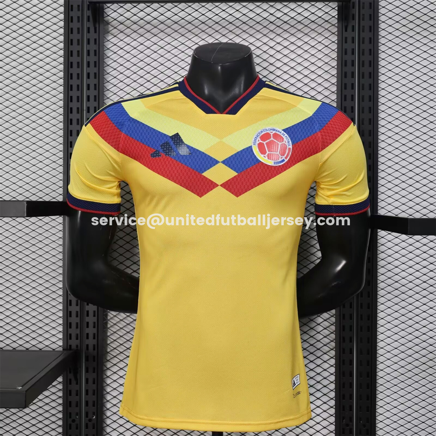 unitedfutballjersey-Colombia 2026 Shoulder Stripes Special Jersey - Player Version