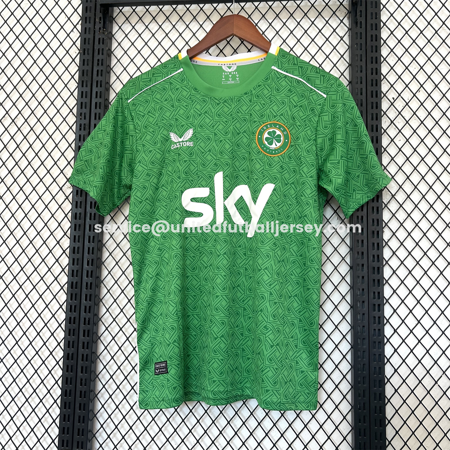 unitedfutballjersey-Ireland 2024 Home Jersey - Fans Version