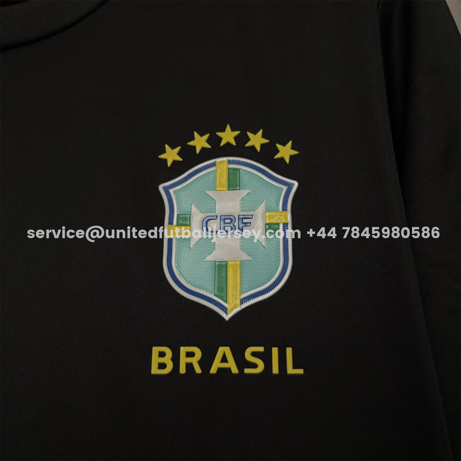 unitedfutballjersey-Brazil 2026 Pure Black Training Jersey - Fans Version