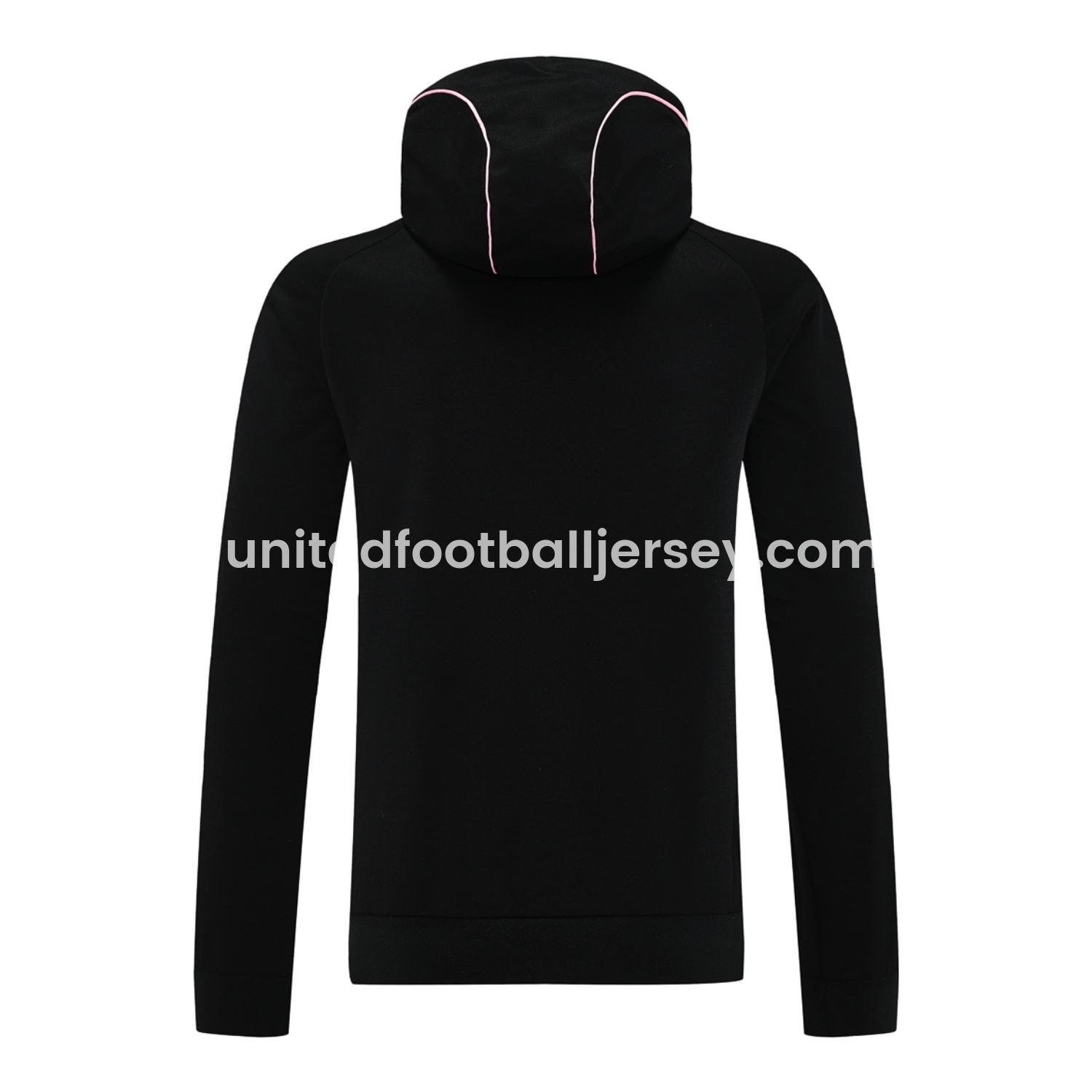 unitedfutballjersey-INT M.A.M 25-26 Long Sleeves Training Hoodie Set - Black Hoodie + Pants