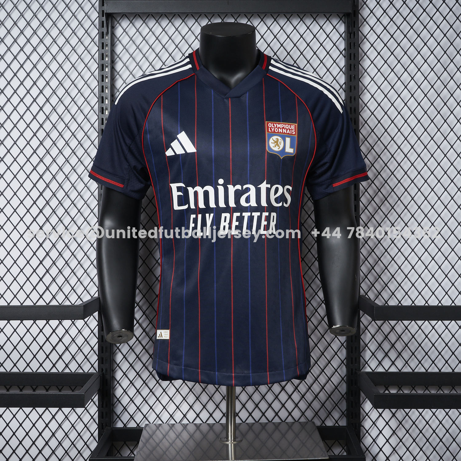 unitedfutballjersey-Lyon 25-26 Away Jersey - Player Version