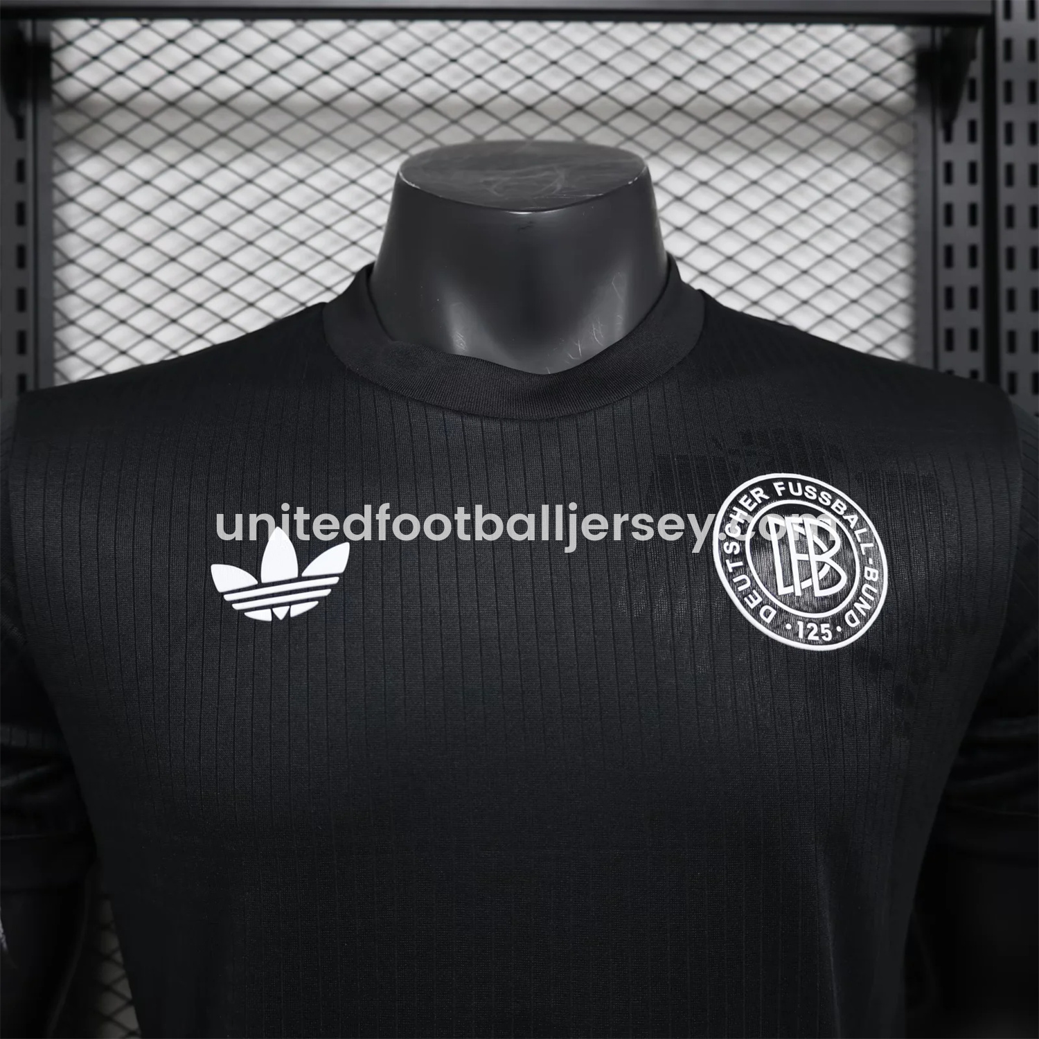 unitedfutballjersey-Germany 2025 Black 125-Year Anniversary Commemorative Edition Jersey - Player Version