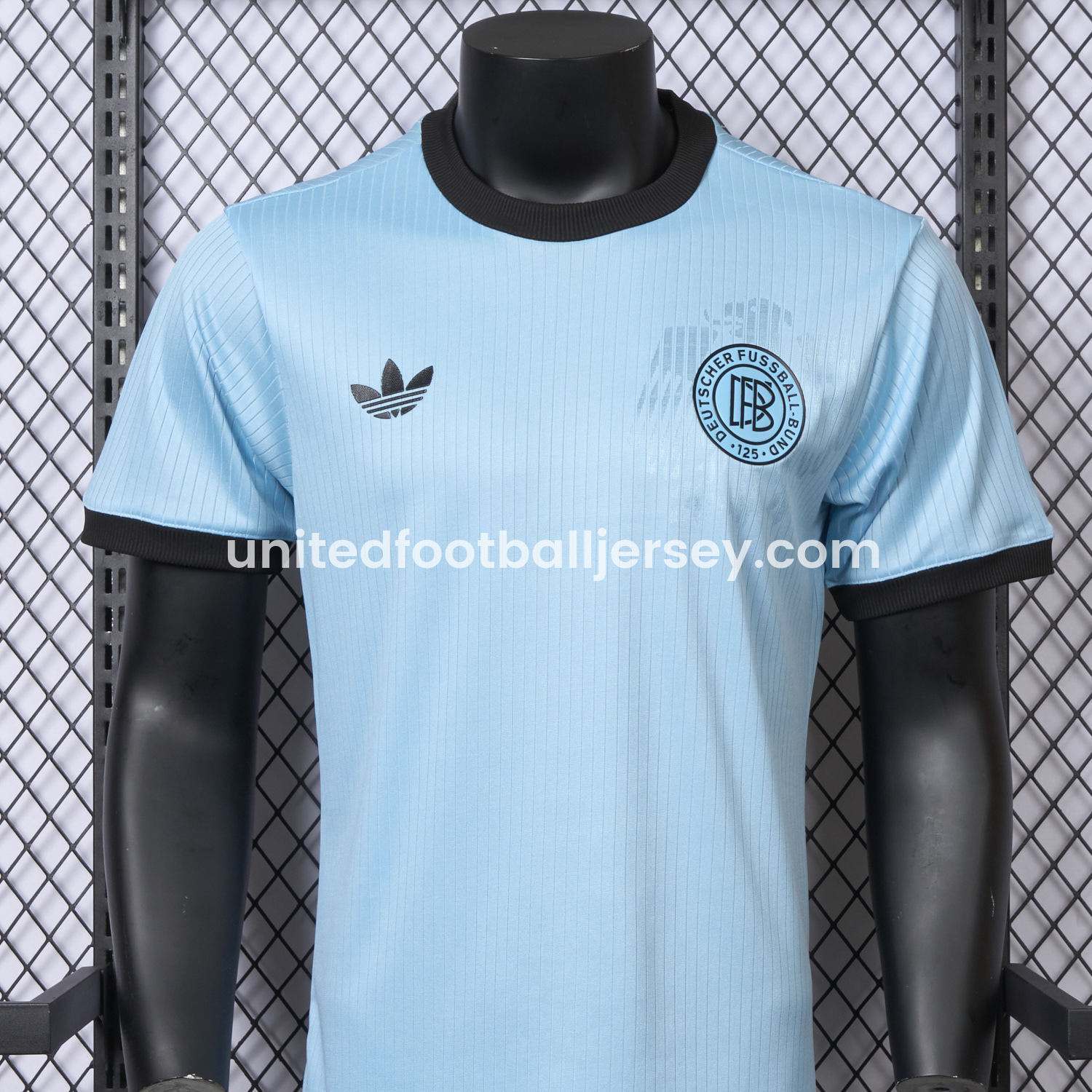 unitedfutballjersey-Germany 2025 125-Year Anniversary GK Blue Jersey - Player Version
